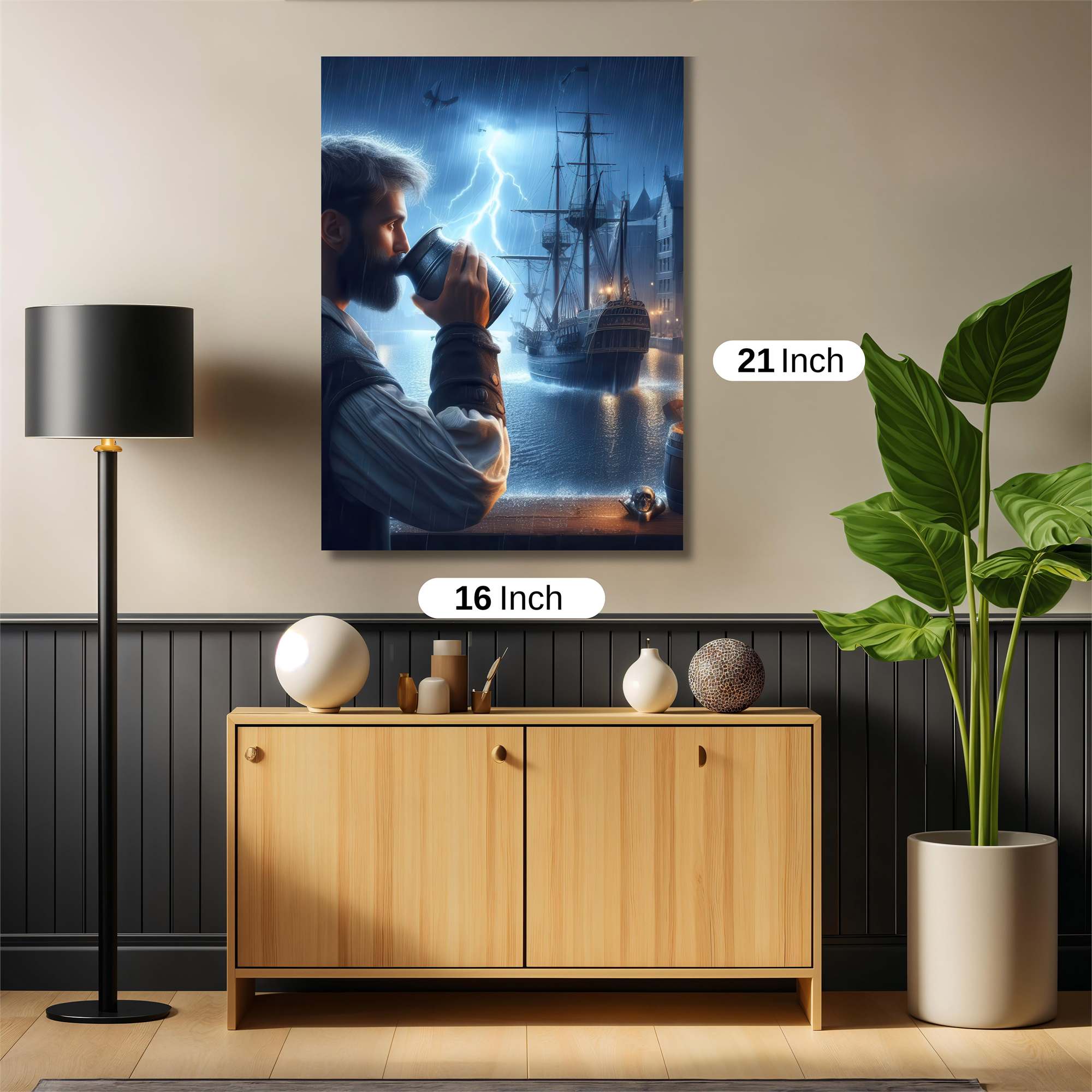 Stormy Gaze Safe Wall Magnetic / M