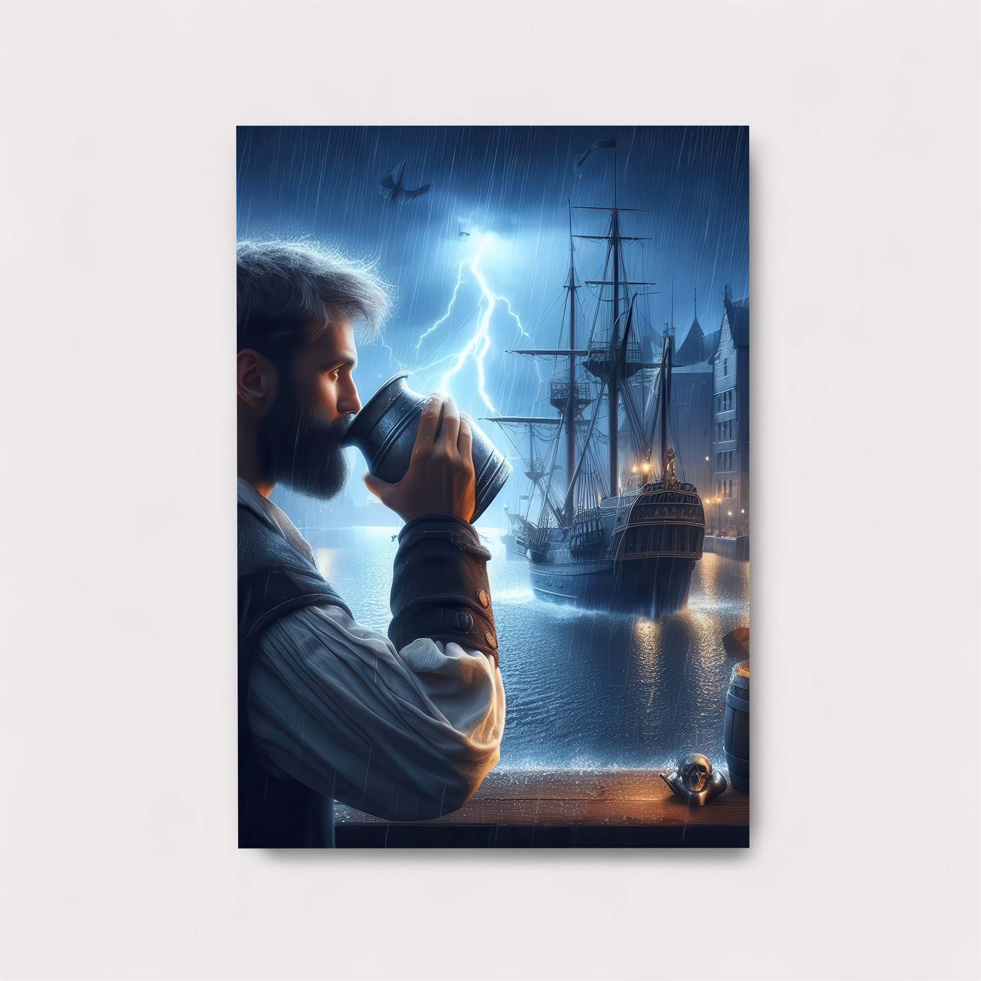 Stormy Gaze Safe Wall Magnetic / M