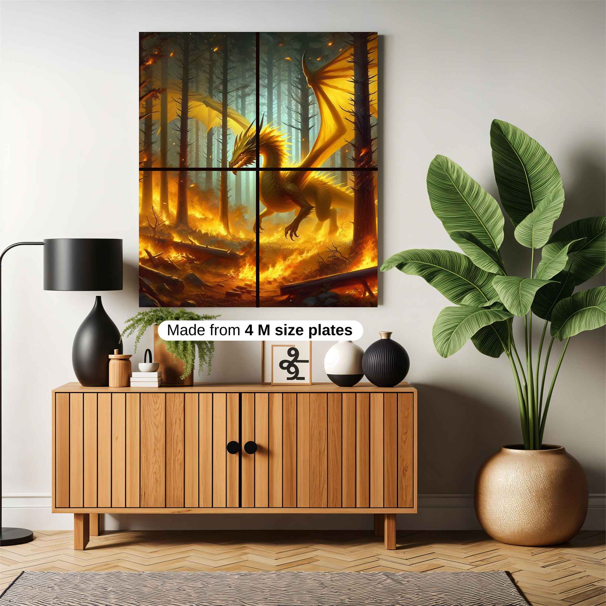 Dragon Blaze Safe Wall Magnetic / M