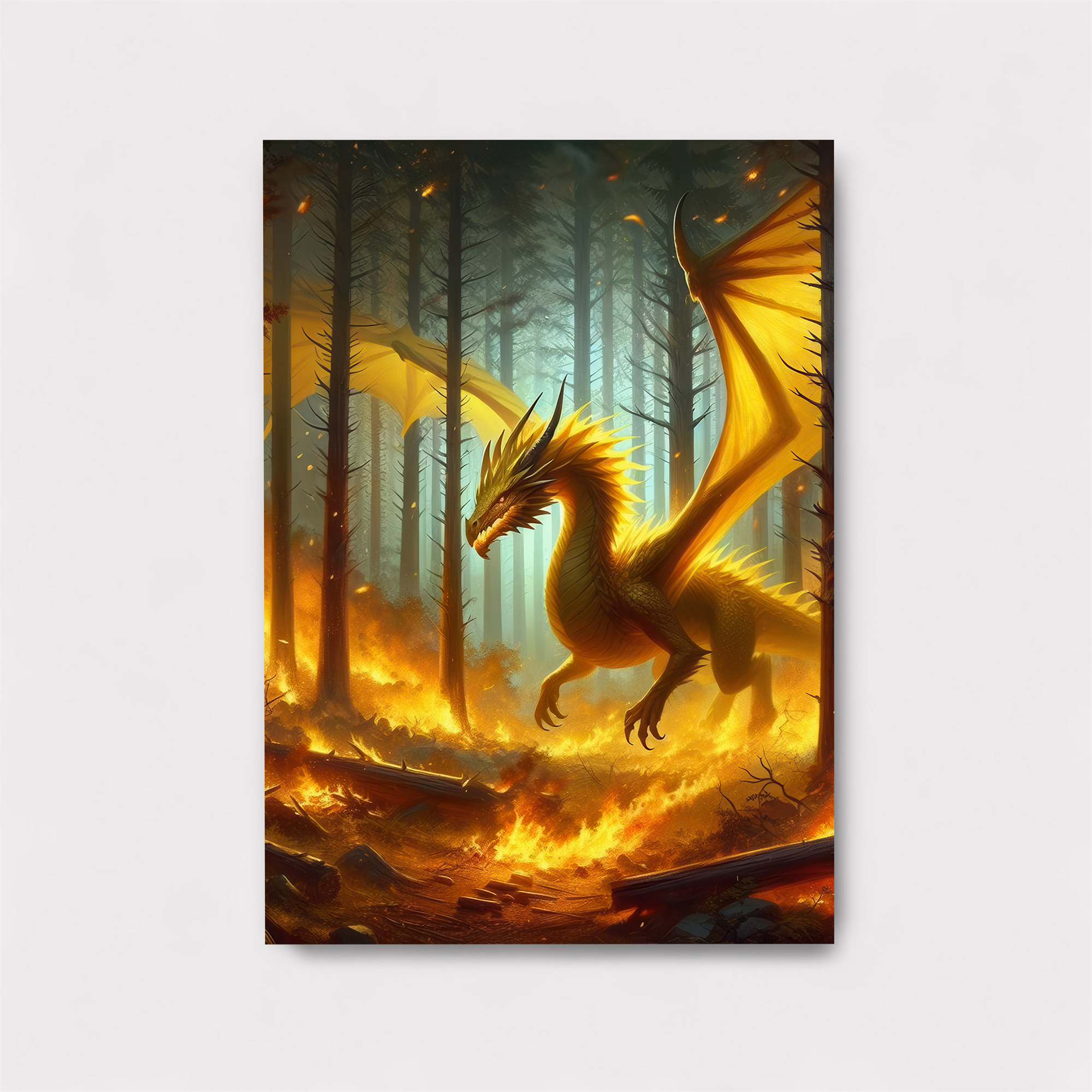 Dragon Blaze Safe Wall Magnetic / M