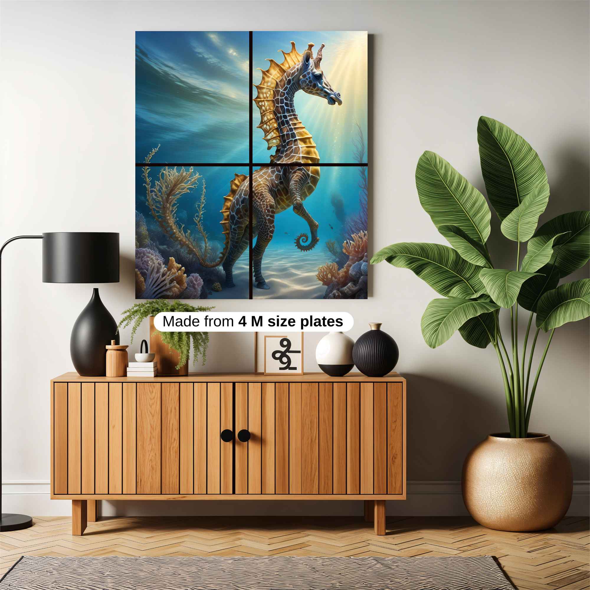 Seahorse Serenity Safe Wall Magnetic / M
