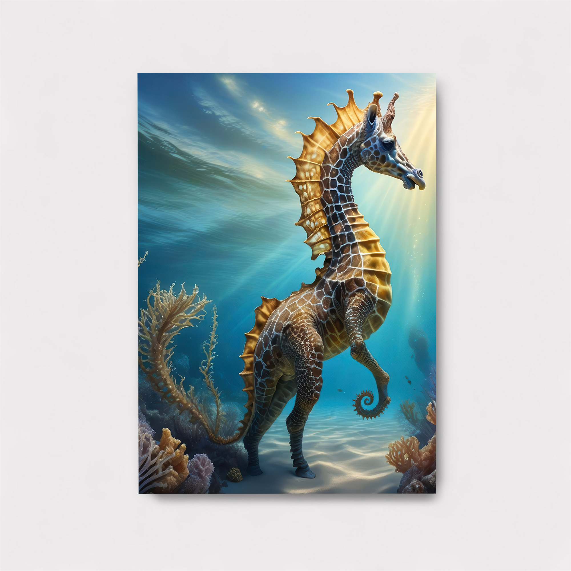 Seahorse Serenity Safe Wall Magnetic / M