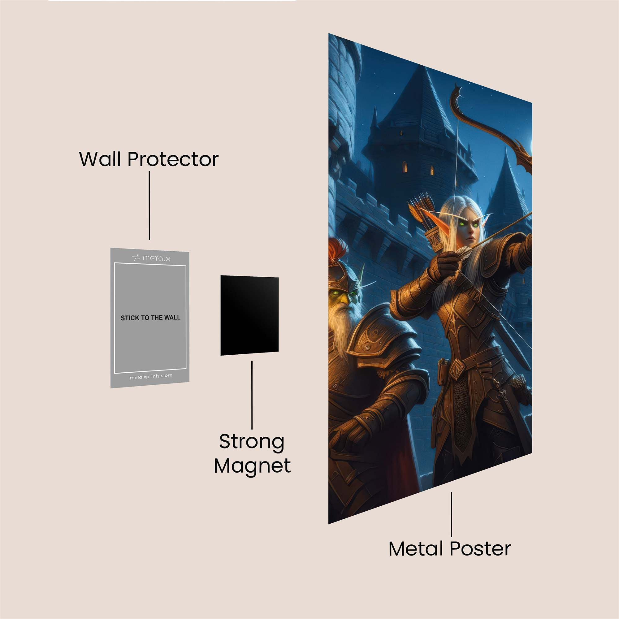 Elf Guardian Safe Wall Magnetic / M