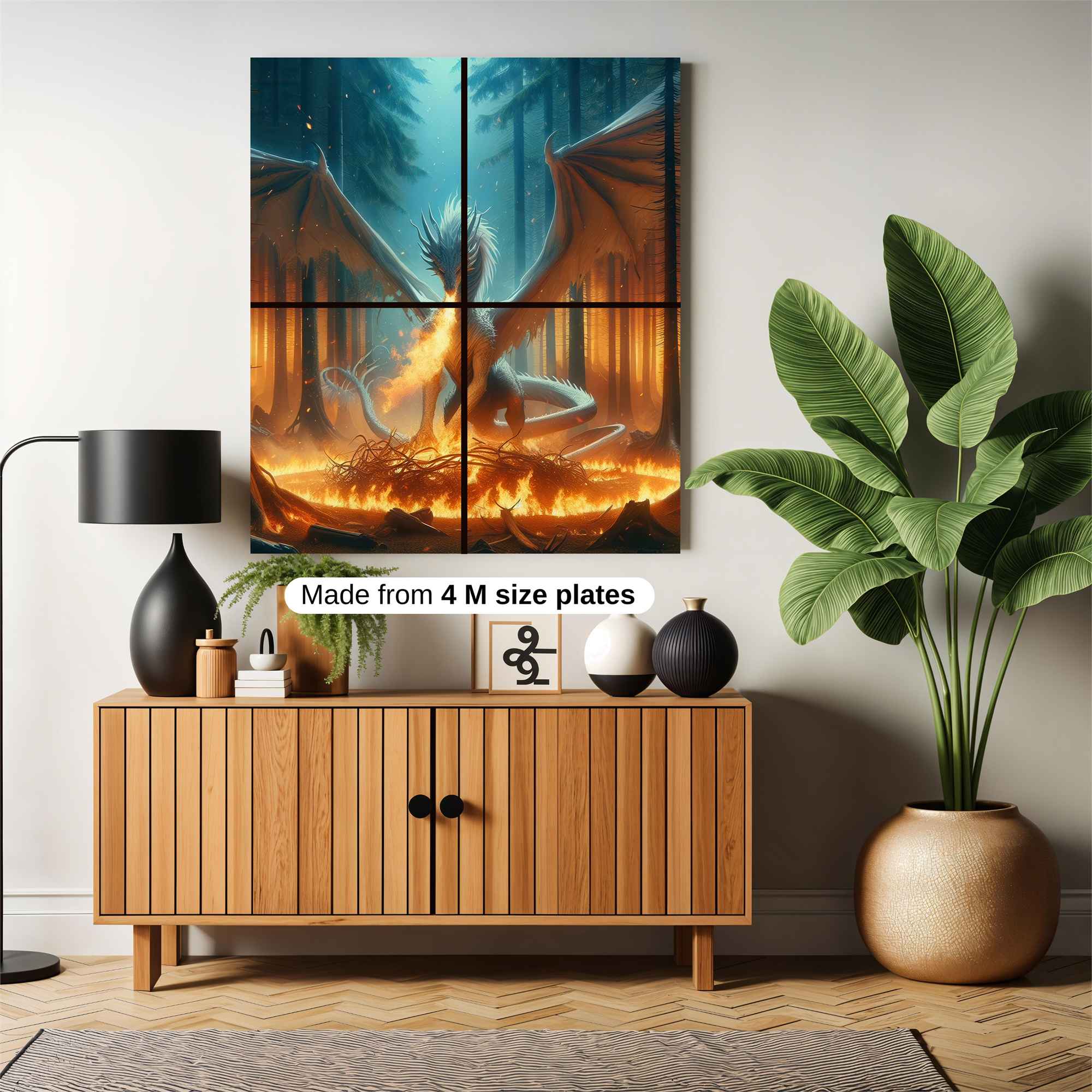 Dragon Blaze Safe Wall Magnetic / M