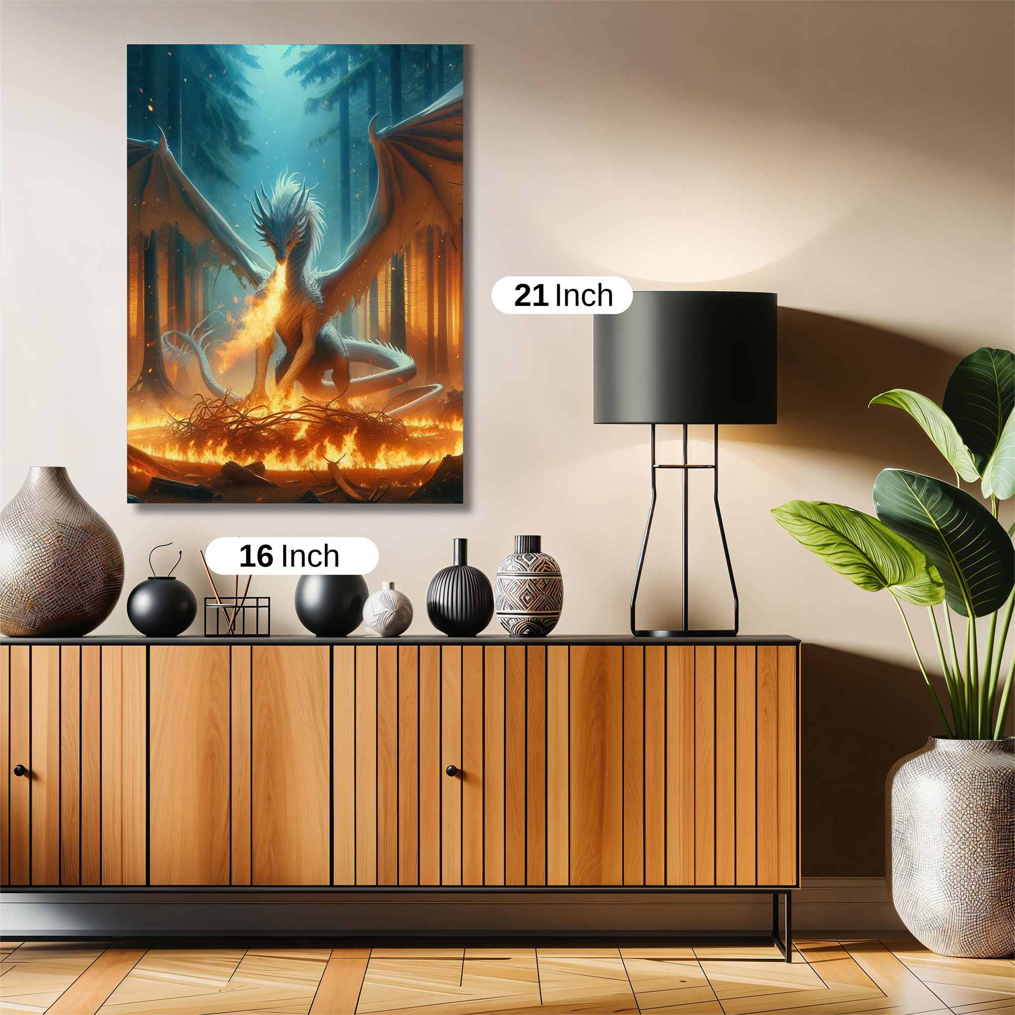 Dragon Blaze Safe Wall Magnetic / M