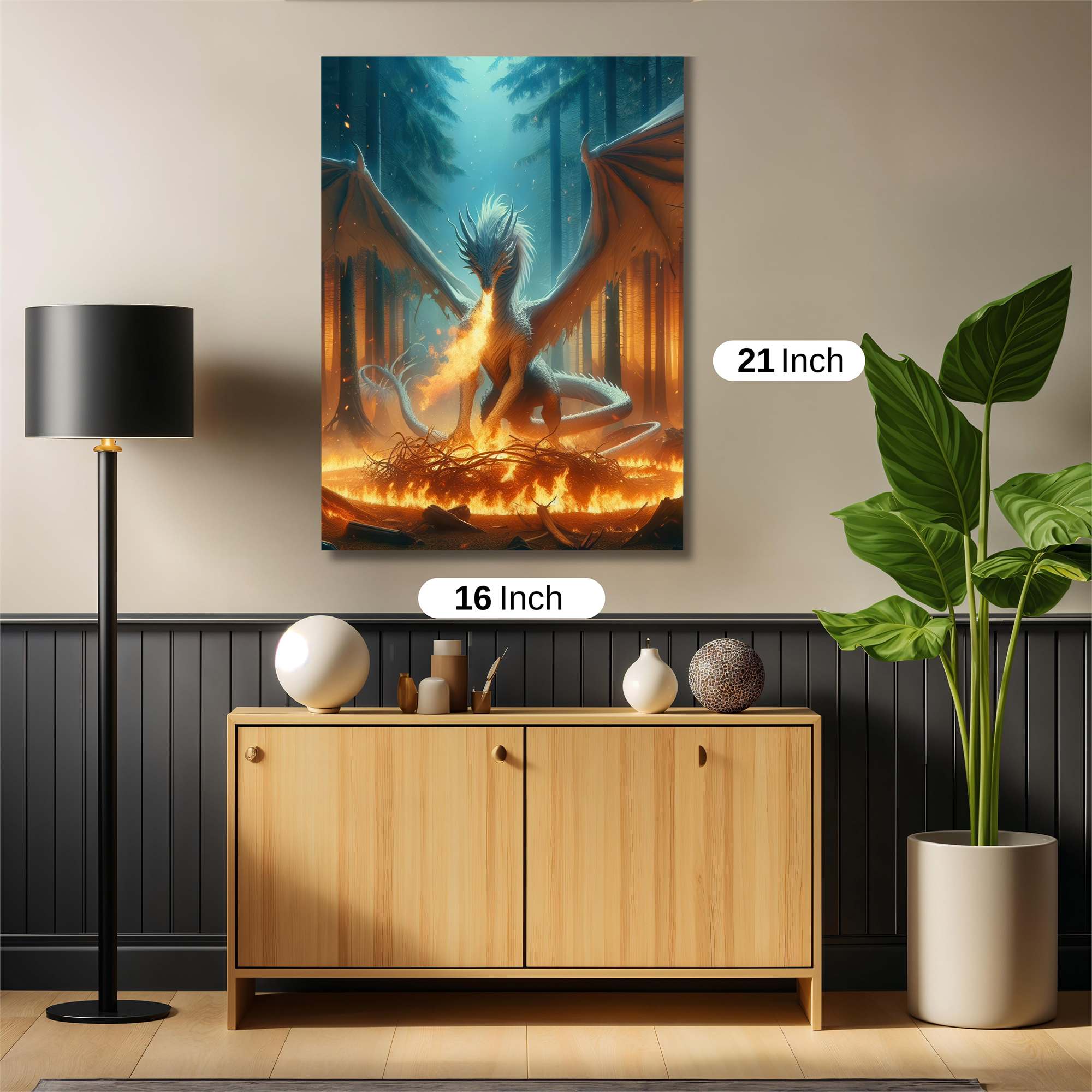 Dragon Blaze Safe Wall Magnetic / M