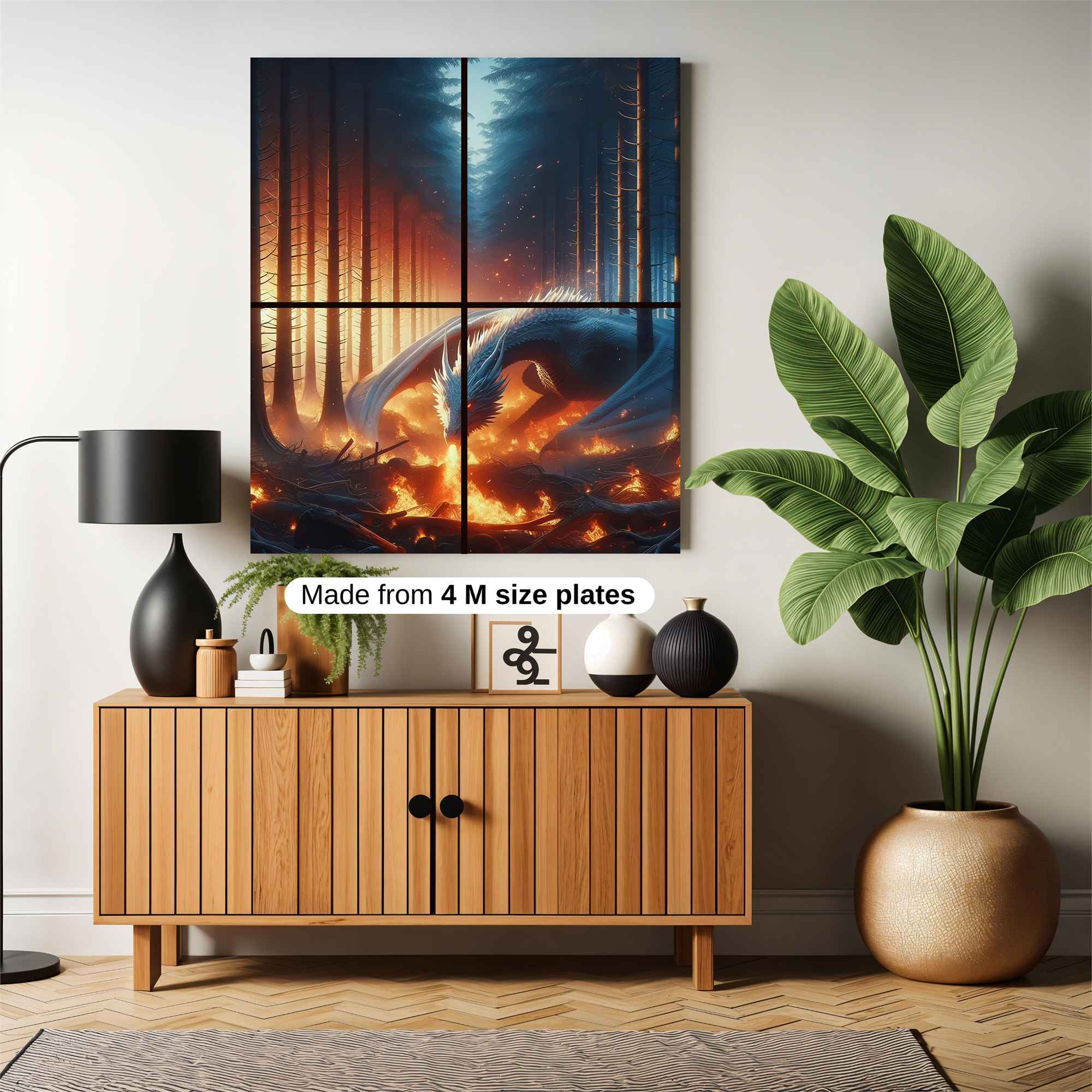 Dragon Blaze Safe Wall Magnetic / M