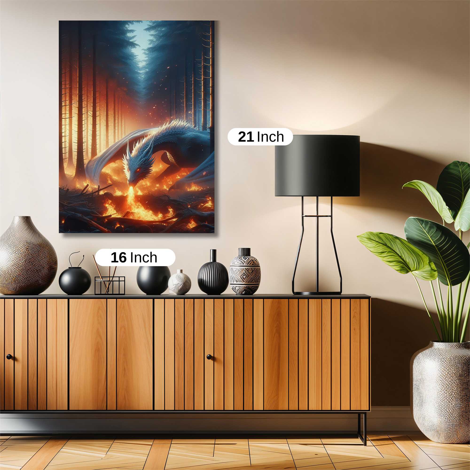 Dragon Blaze Safe Wall Magnetic / M