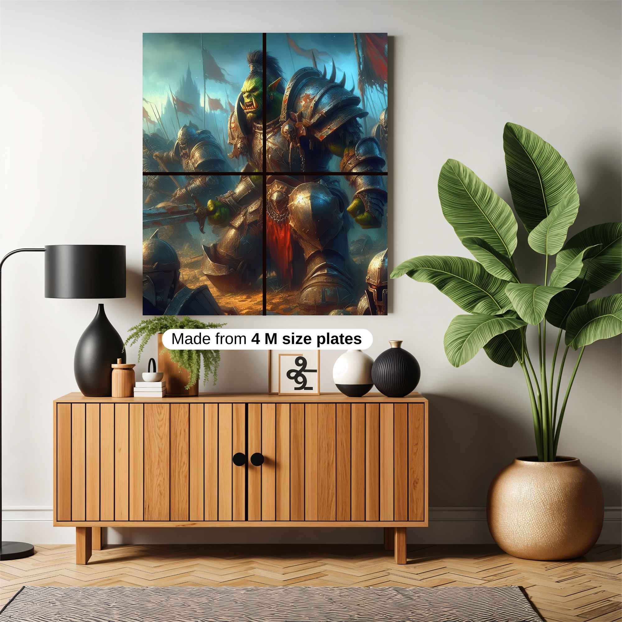 Orc Warrior Safe Wall Magnetic / M