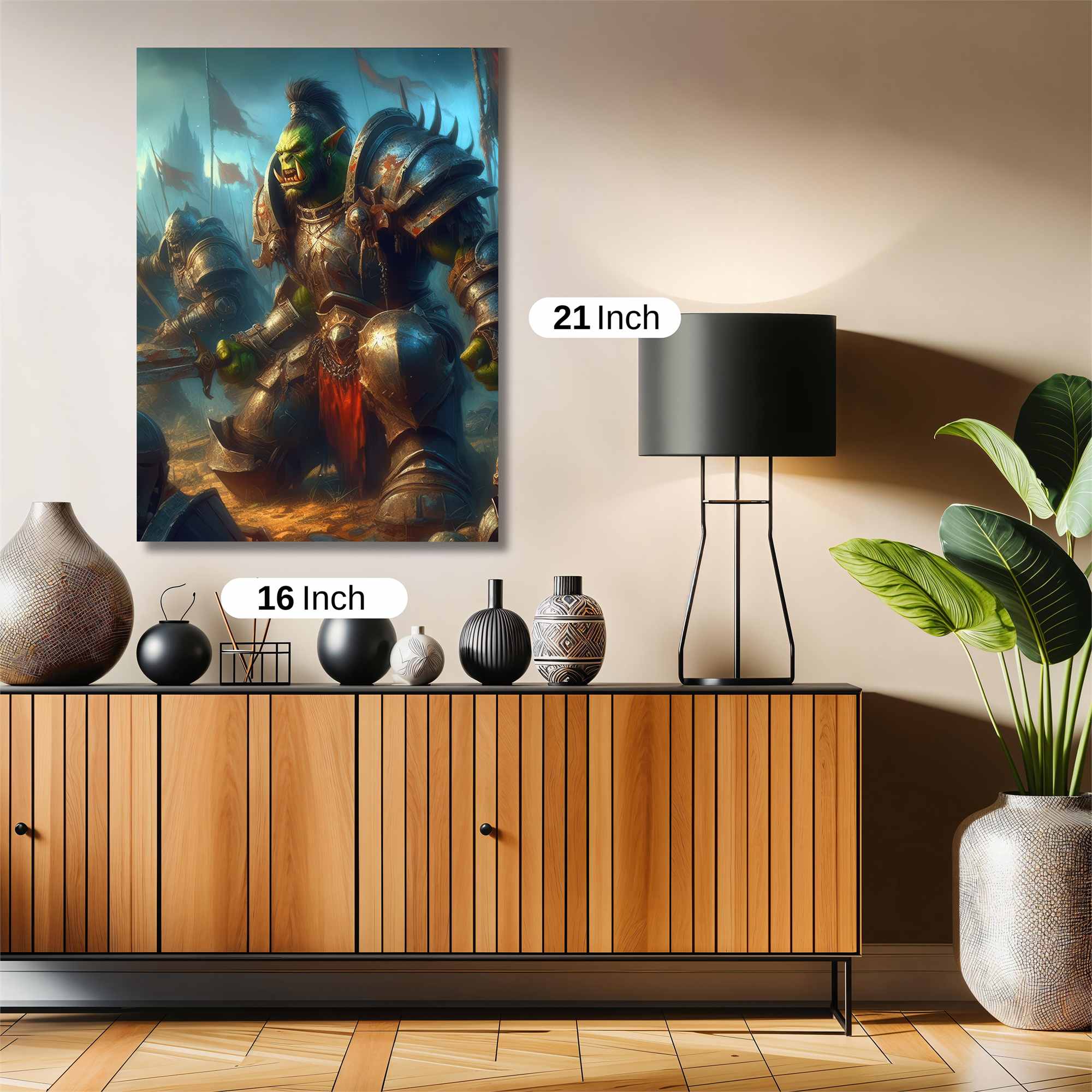 Orc Warrior Safe Wall Magnetic / M