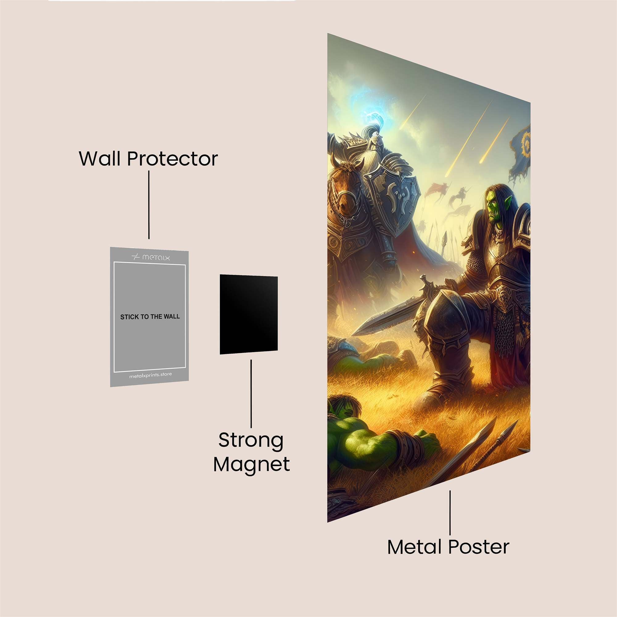 Thrall Defiant Safe Wall Magnetic / M