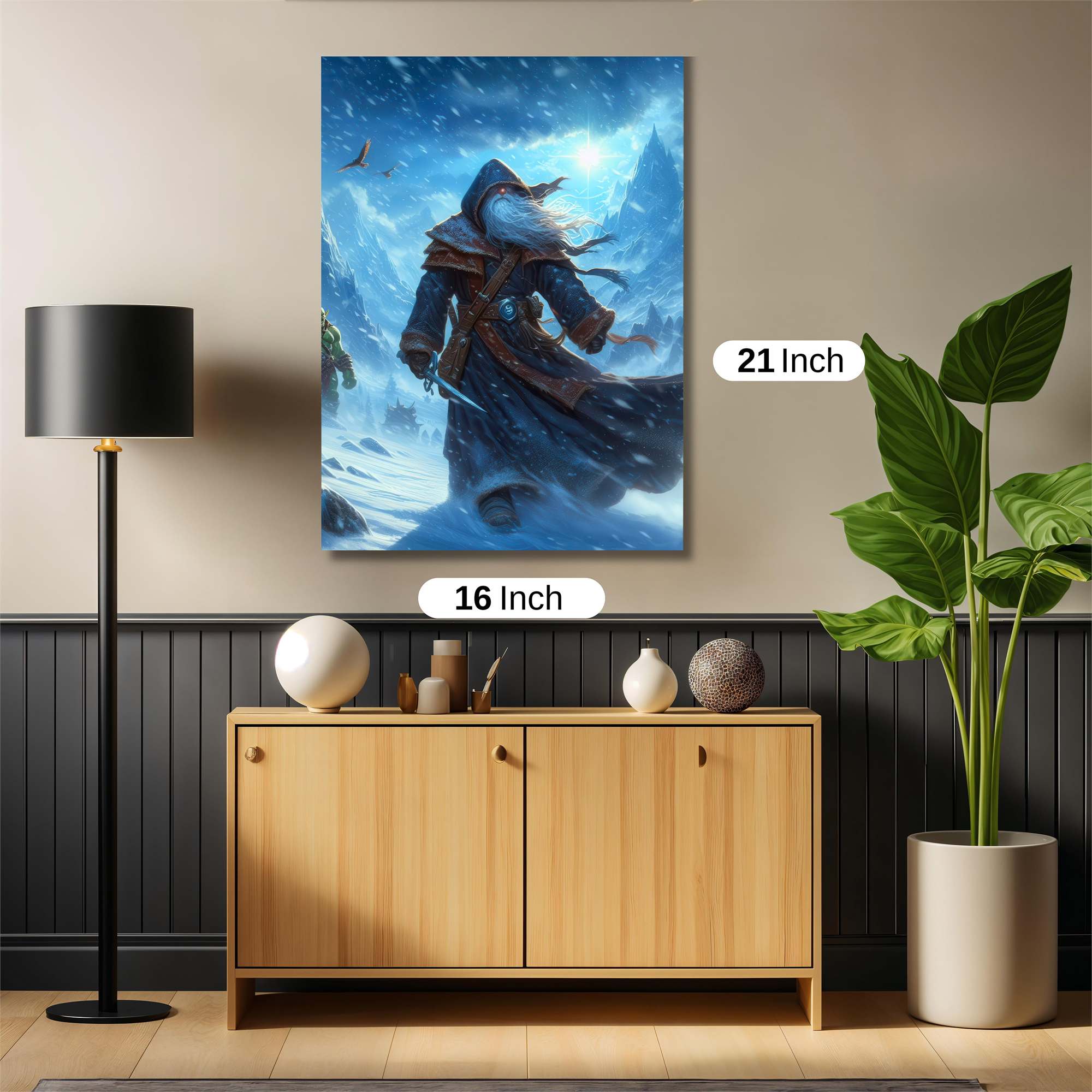 Gandalf Blizzard Safe Wall Magnetic / M