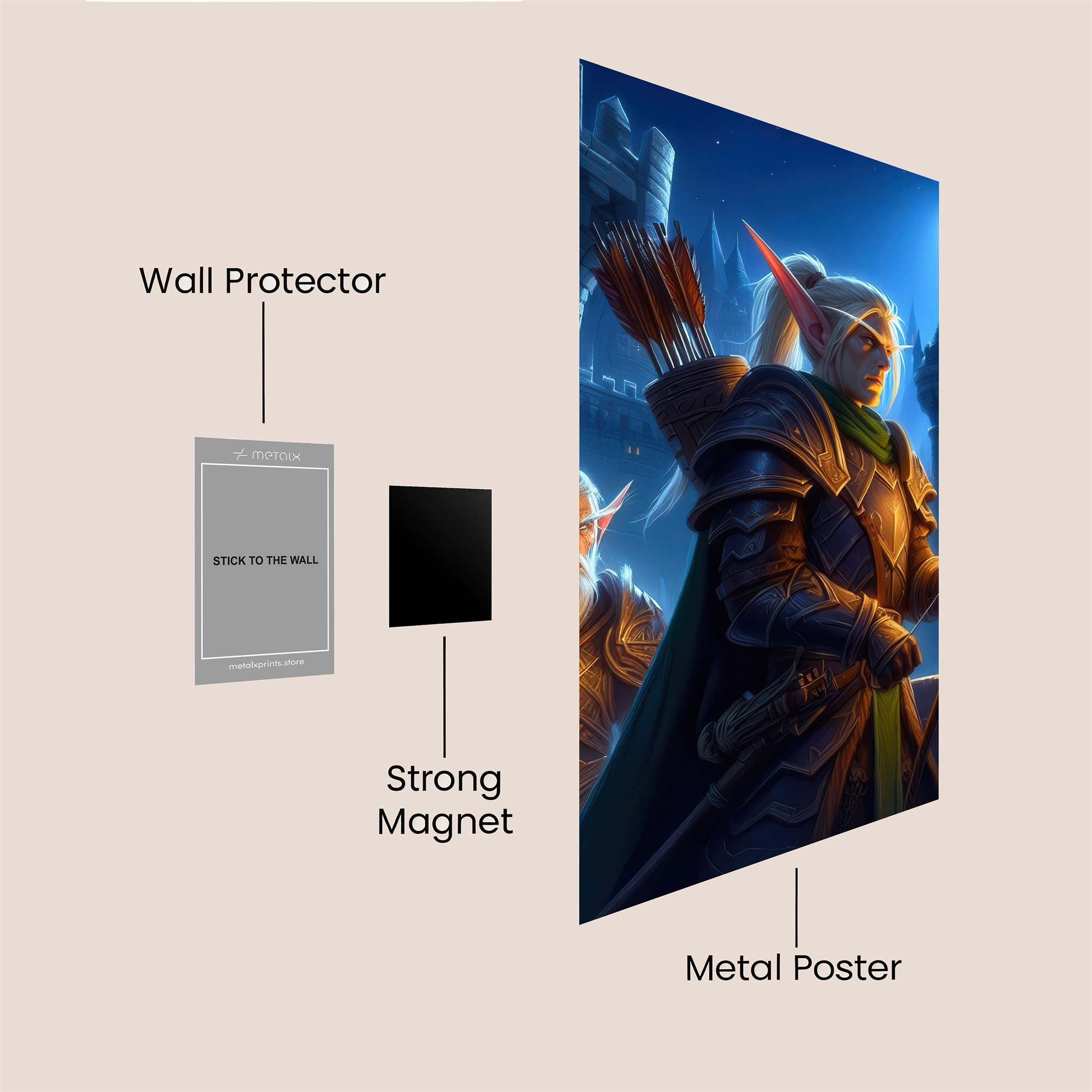 Elf Sentinel Safe Wall Magnetic / M