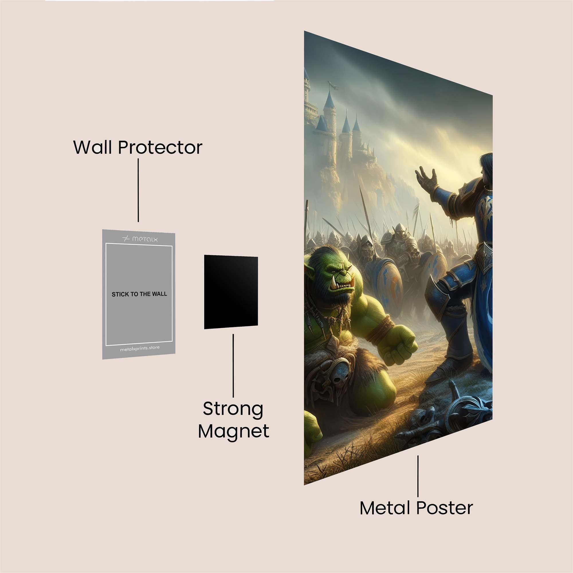 Thrall Resolute Safe Wall Magnetic / M