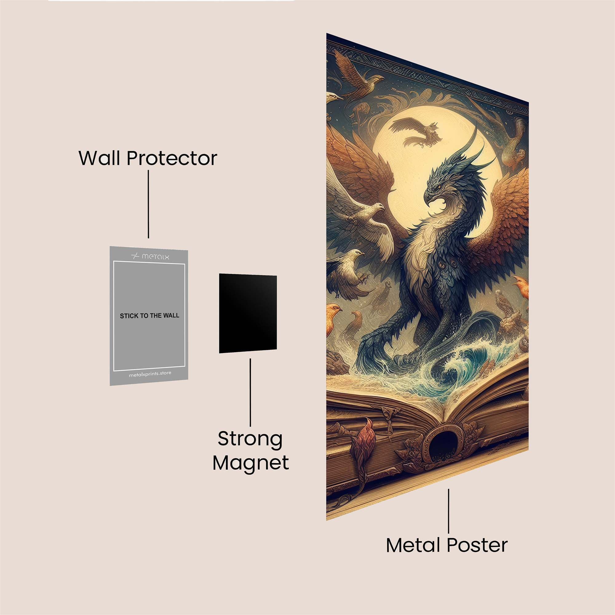 Dragon Dreamscape Safe Wall Magnetic / M