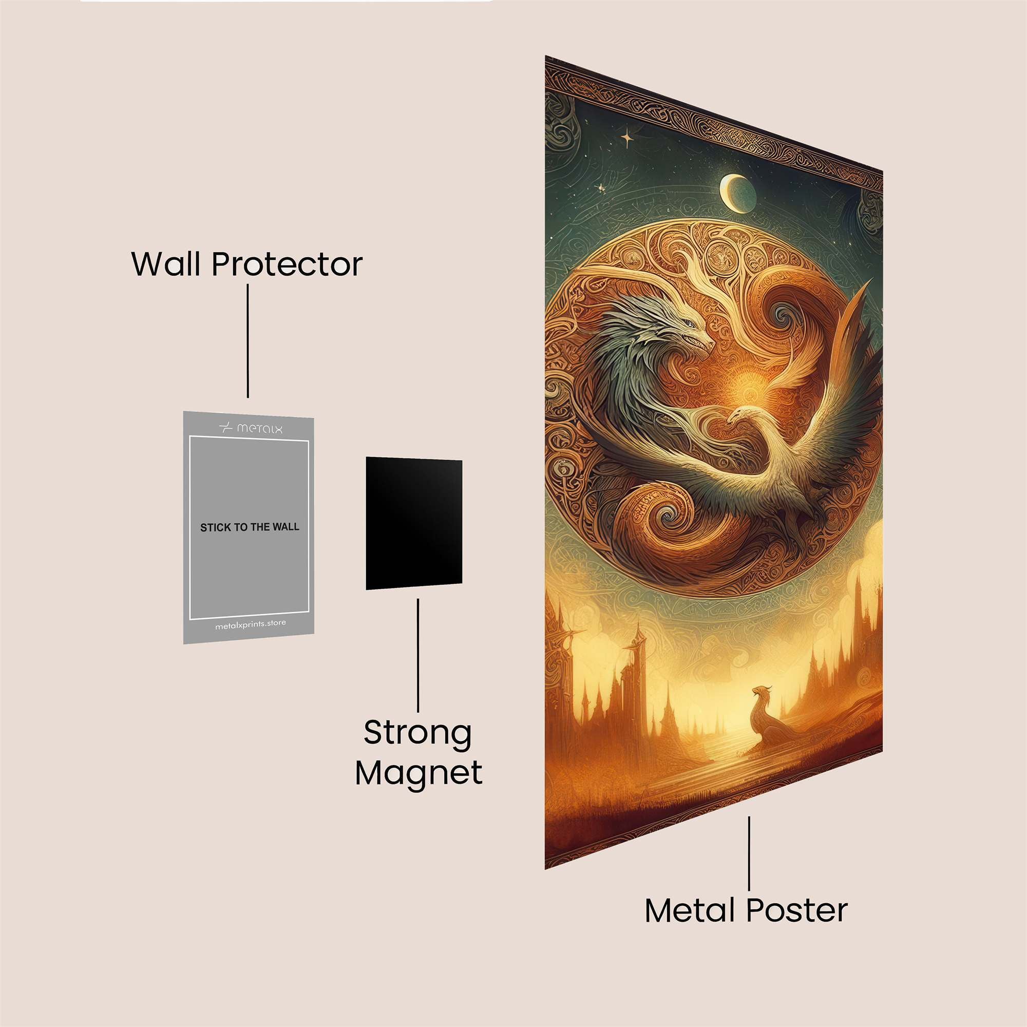 DragonDream Safe Wall Magnetic / M