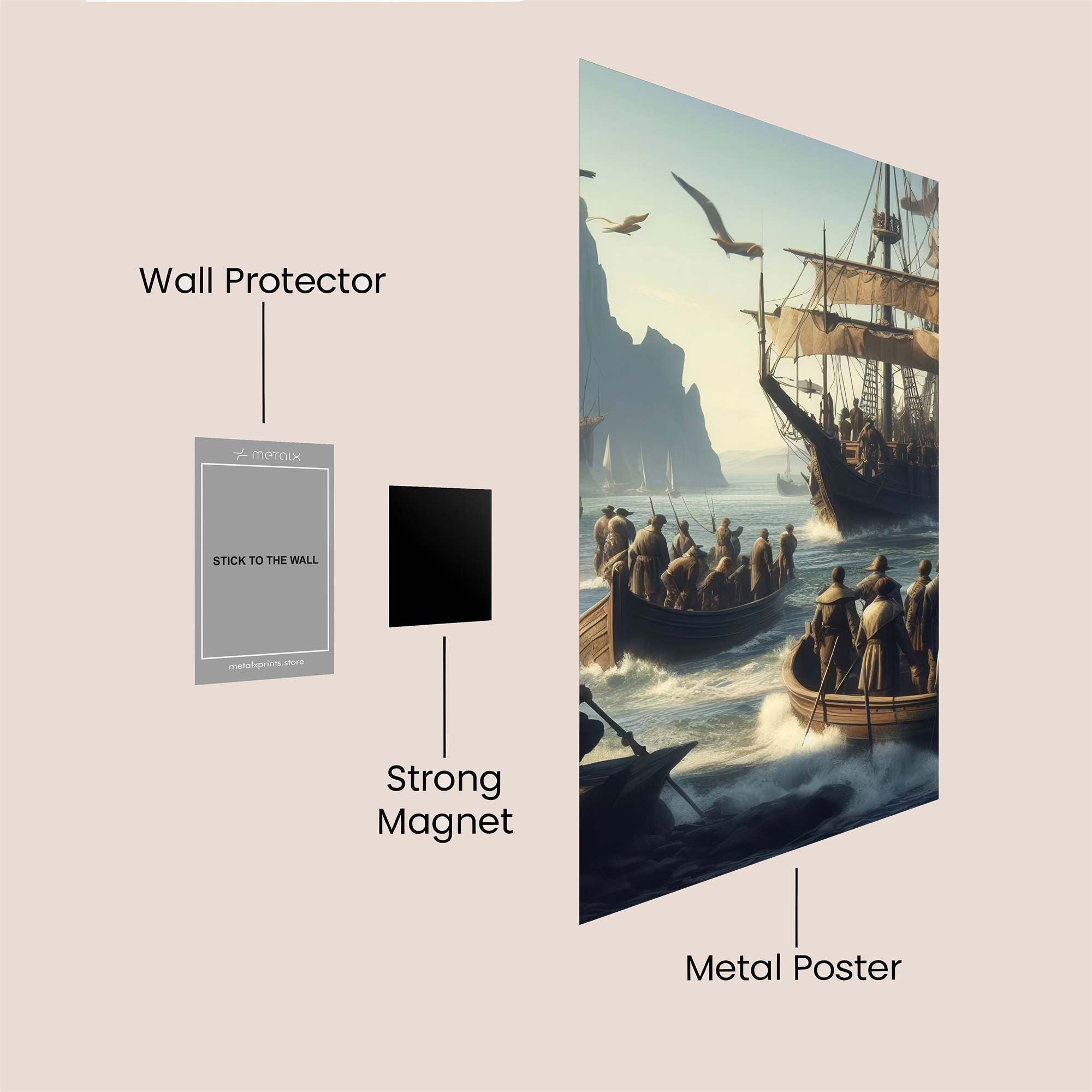 Columbus Determined Safe Wall Magnetic / M