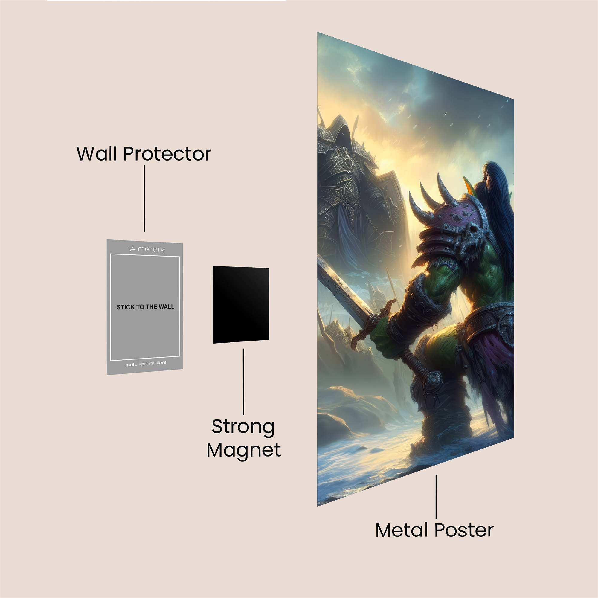 Warchief Resolute Safe Wall Magnetic / M