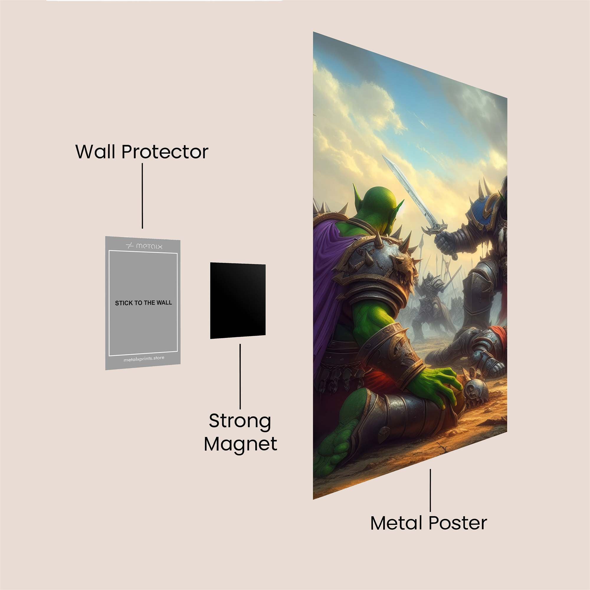 Thrall Resolute Safe Wall Magnetic / M
