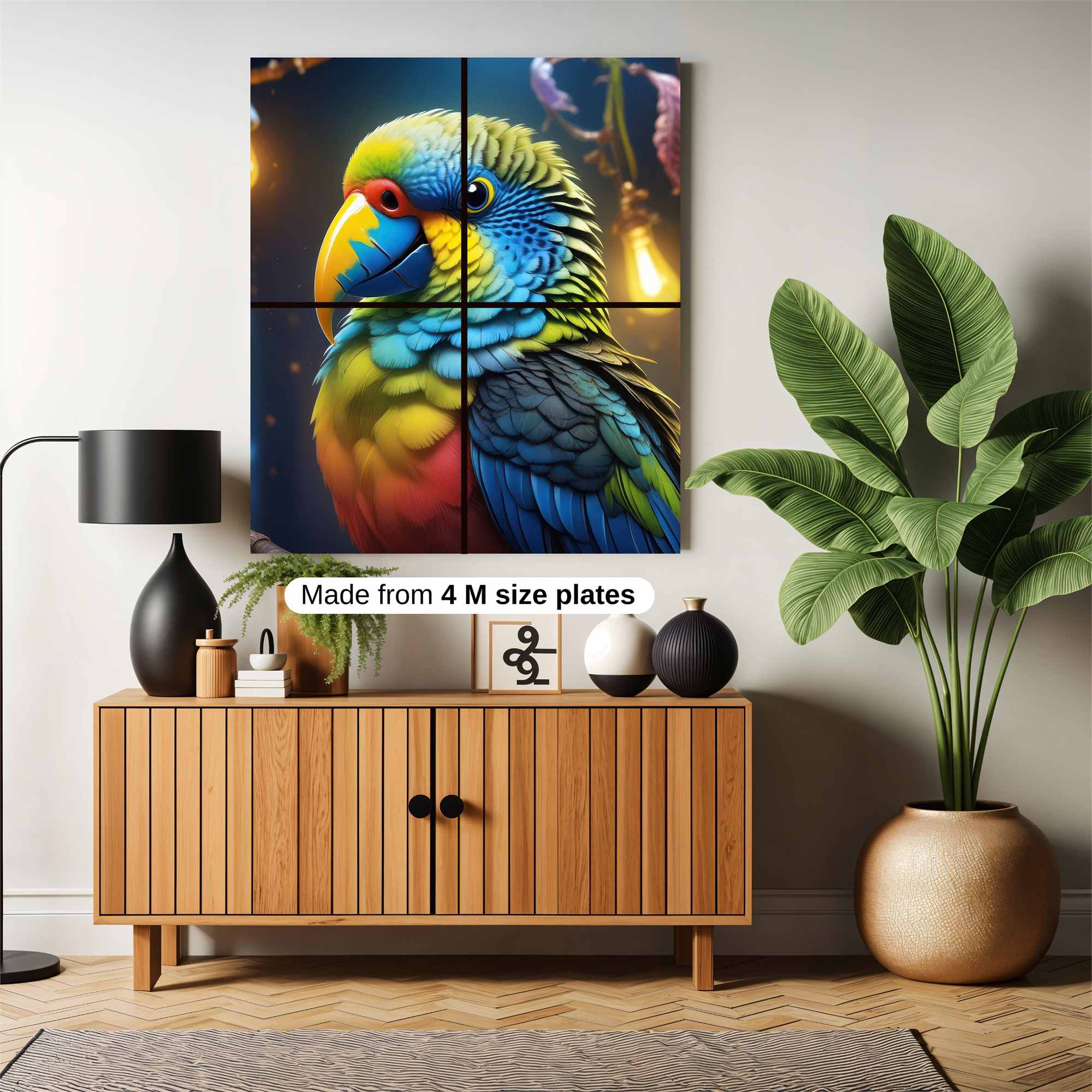 Rainbow Whimsy Safe Wall Magnetic / M