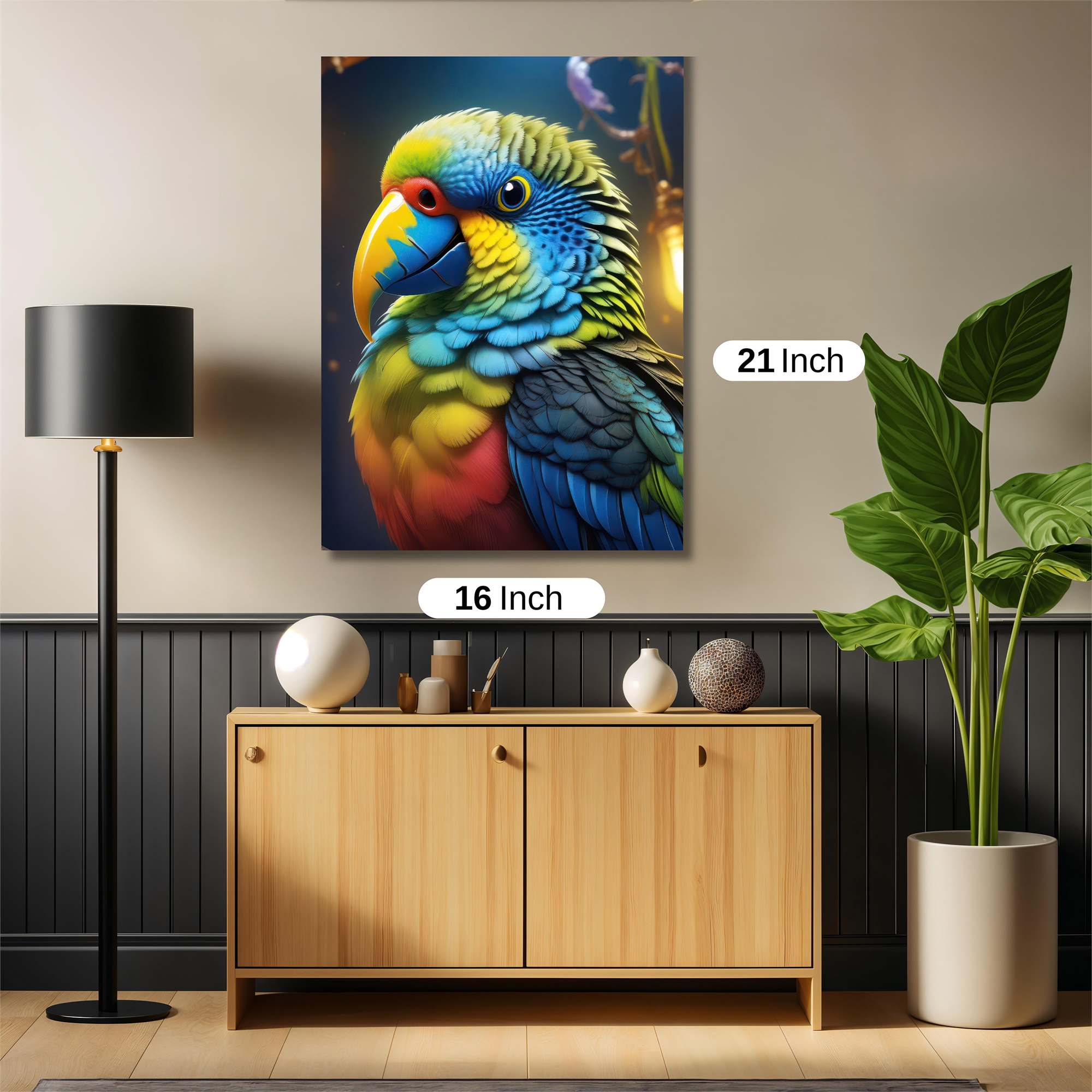 Rainbow Whimsy Safe Wall Magnetic / M