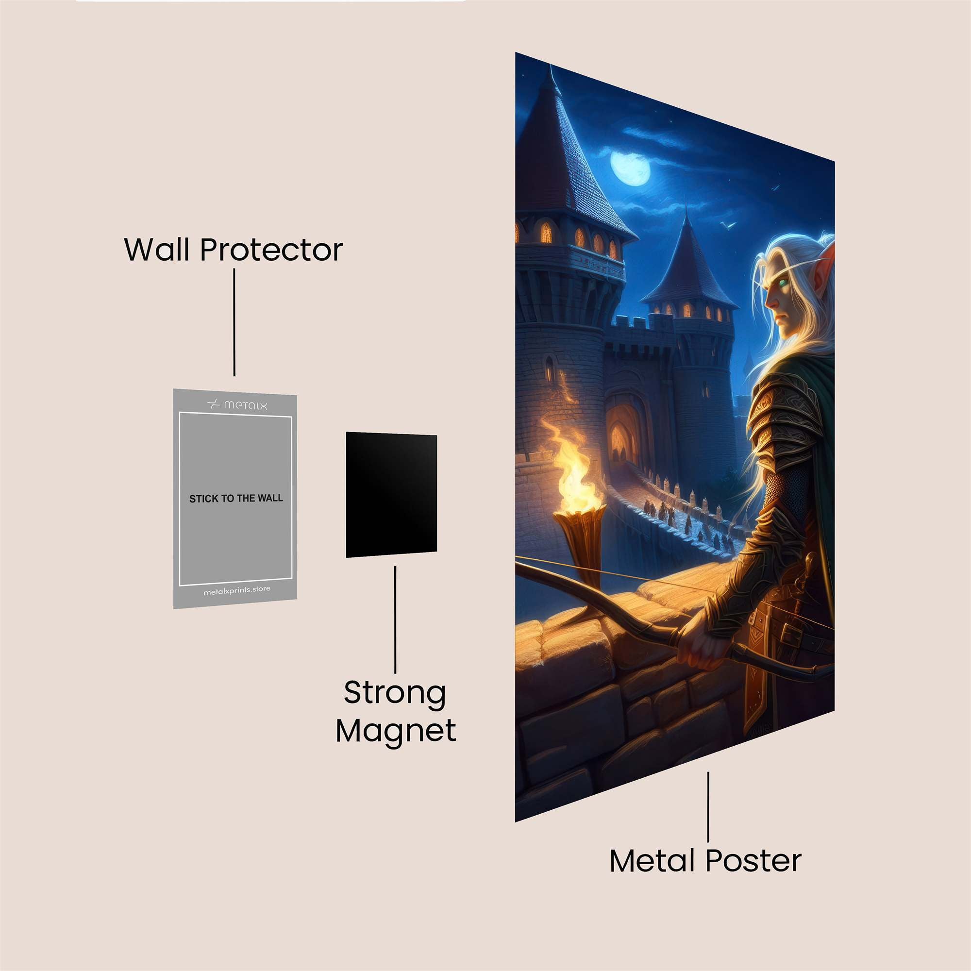 Elf Vigil Safe Wall Magnetic / M