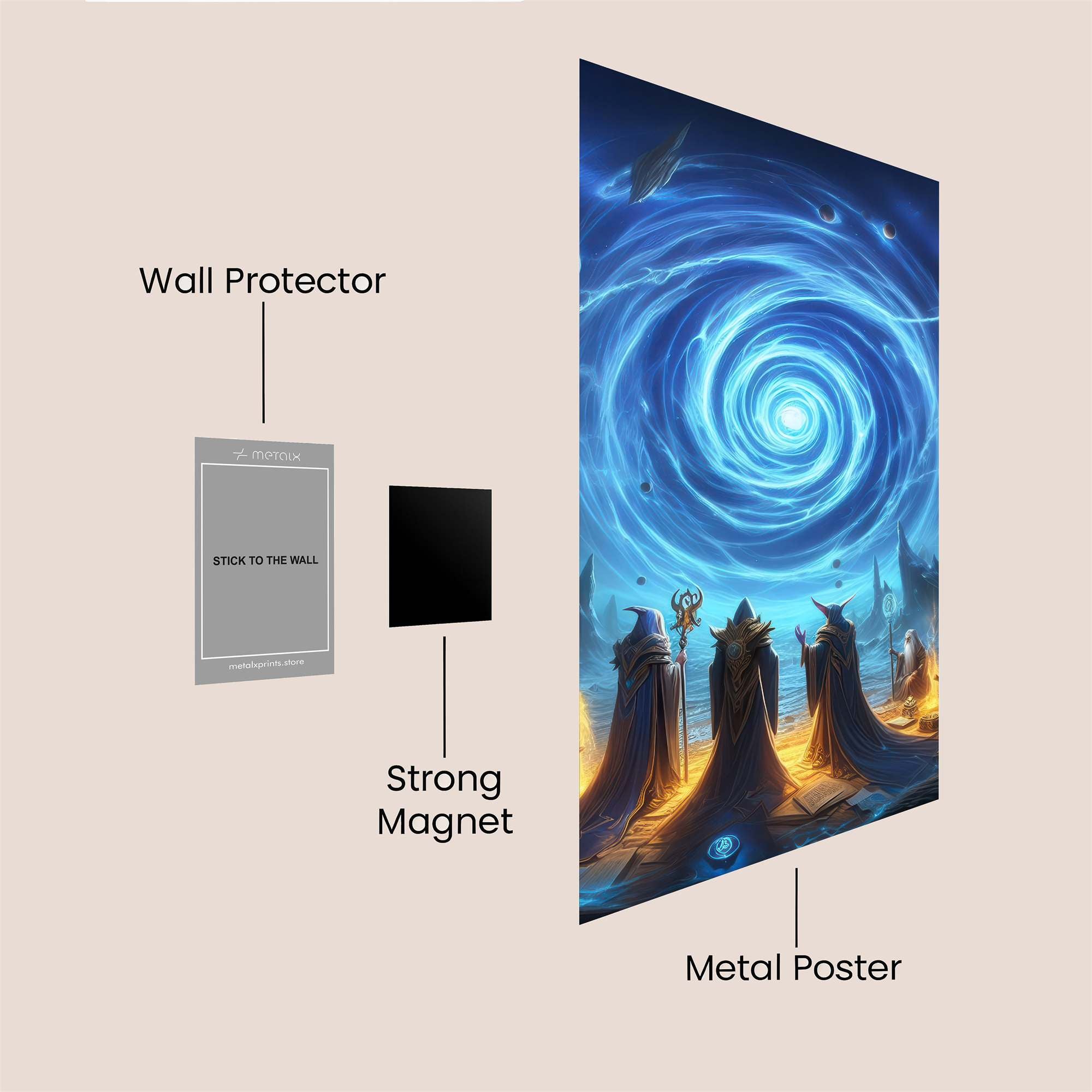 Mystic Vortex Safe Wall Magnetic / M
