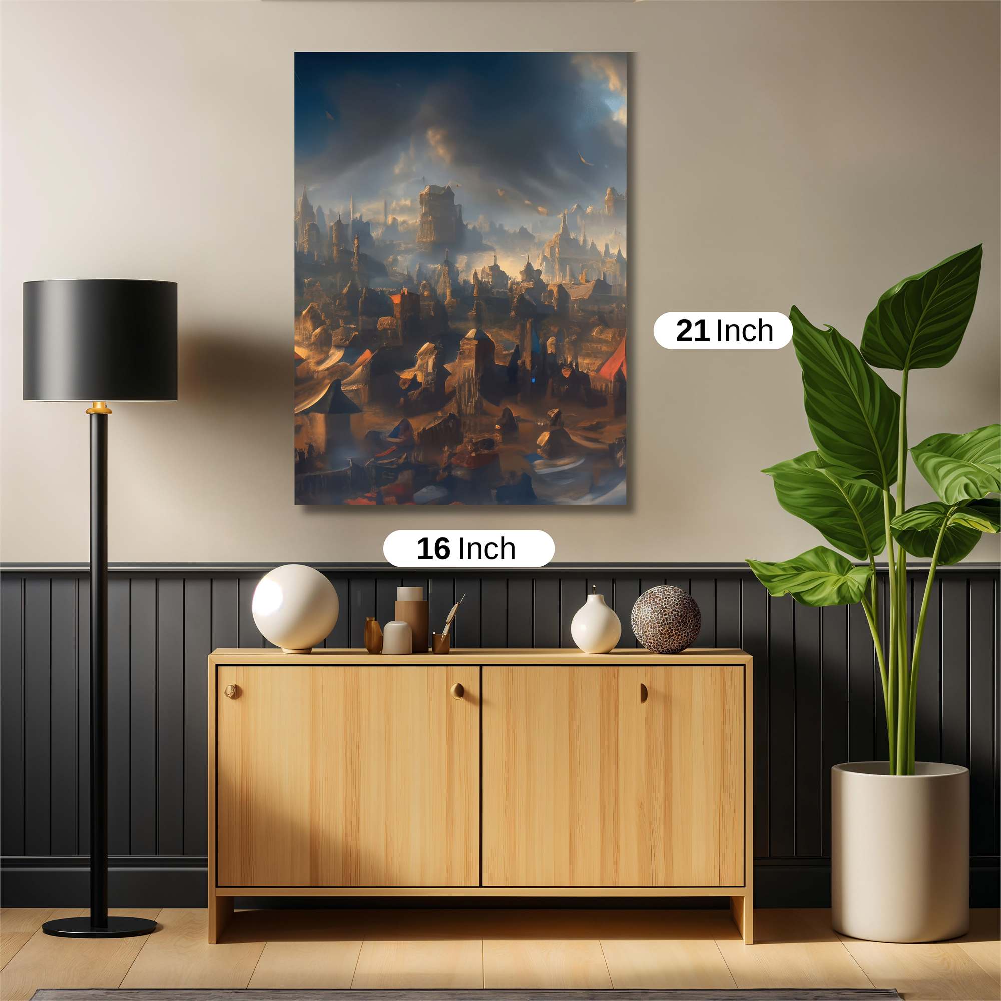 Skyhaven Gloom Safe Wall Magnetic / M