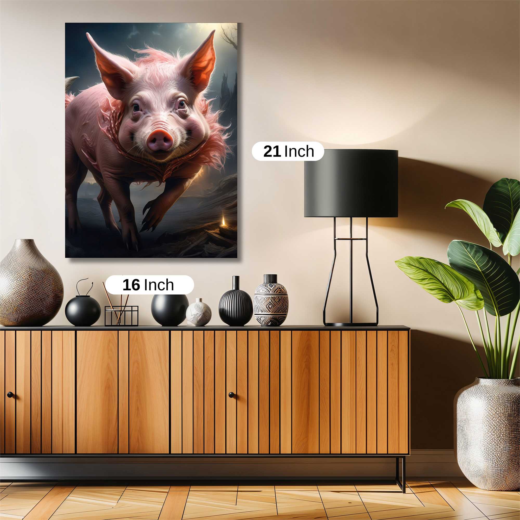 Pig Mystic Safe Wall Magnetic / M