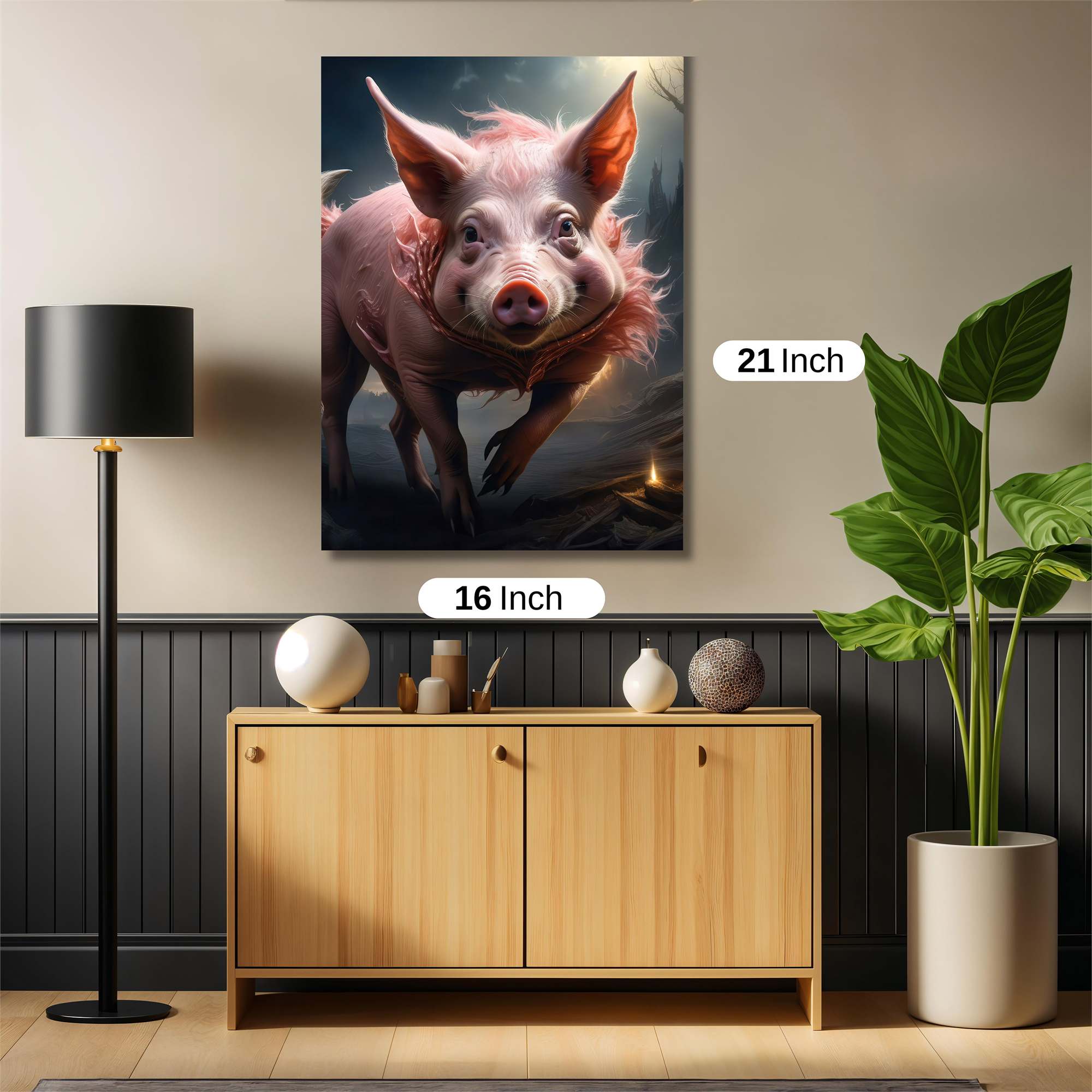 Pig Mystic Safe Wall Magnetic / M