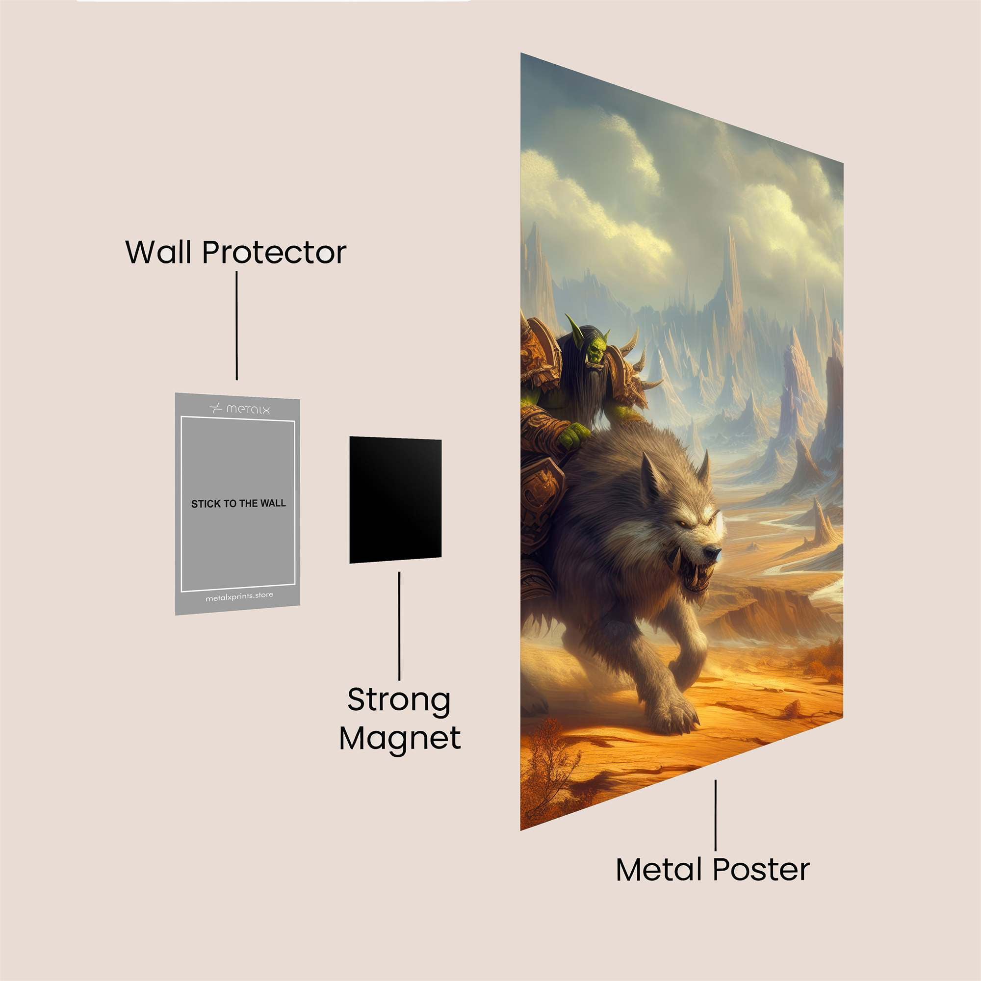 Orc Odyssey Safe Wall Magnetic / M