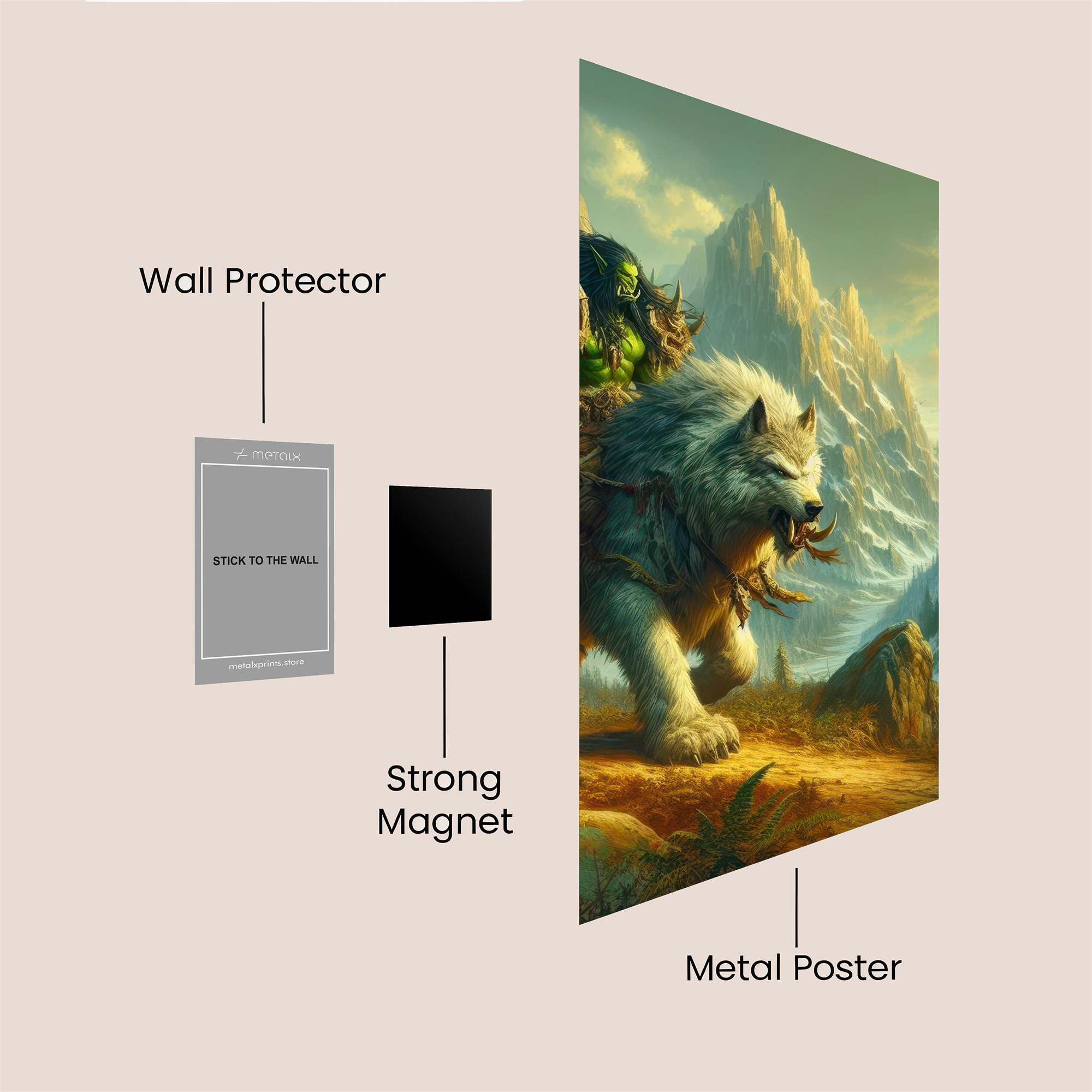 Orc Odyssey Safe Wall Magnetic / M
