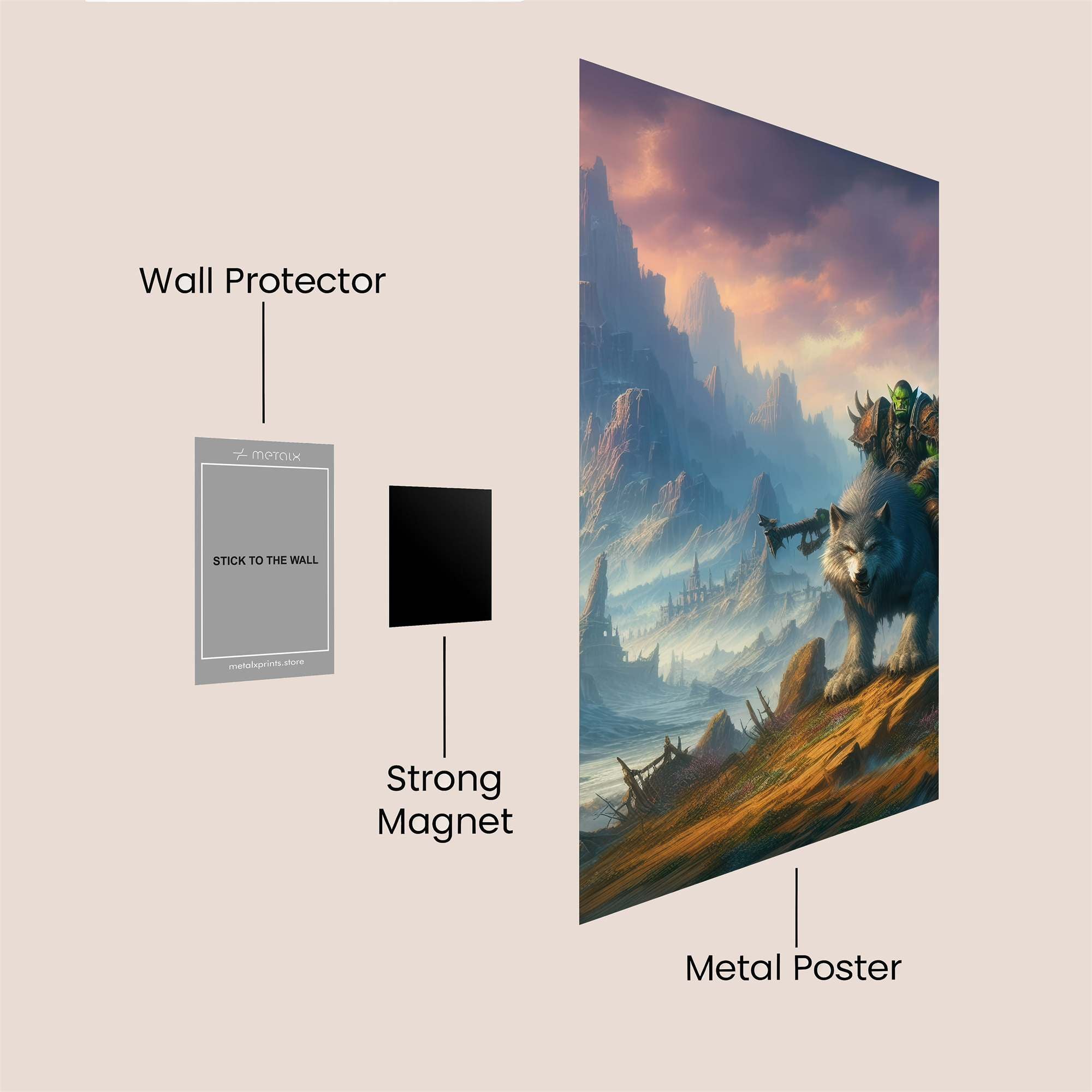 Thrall Triumphant Safe Wall Magnetic / M