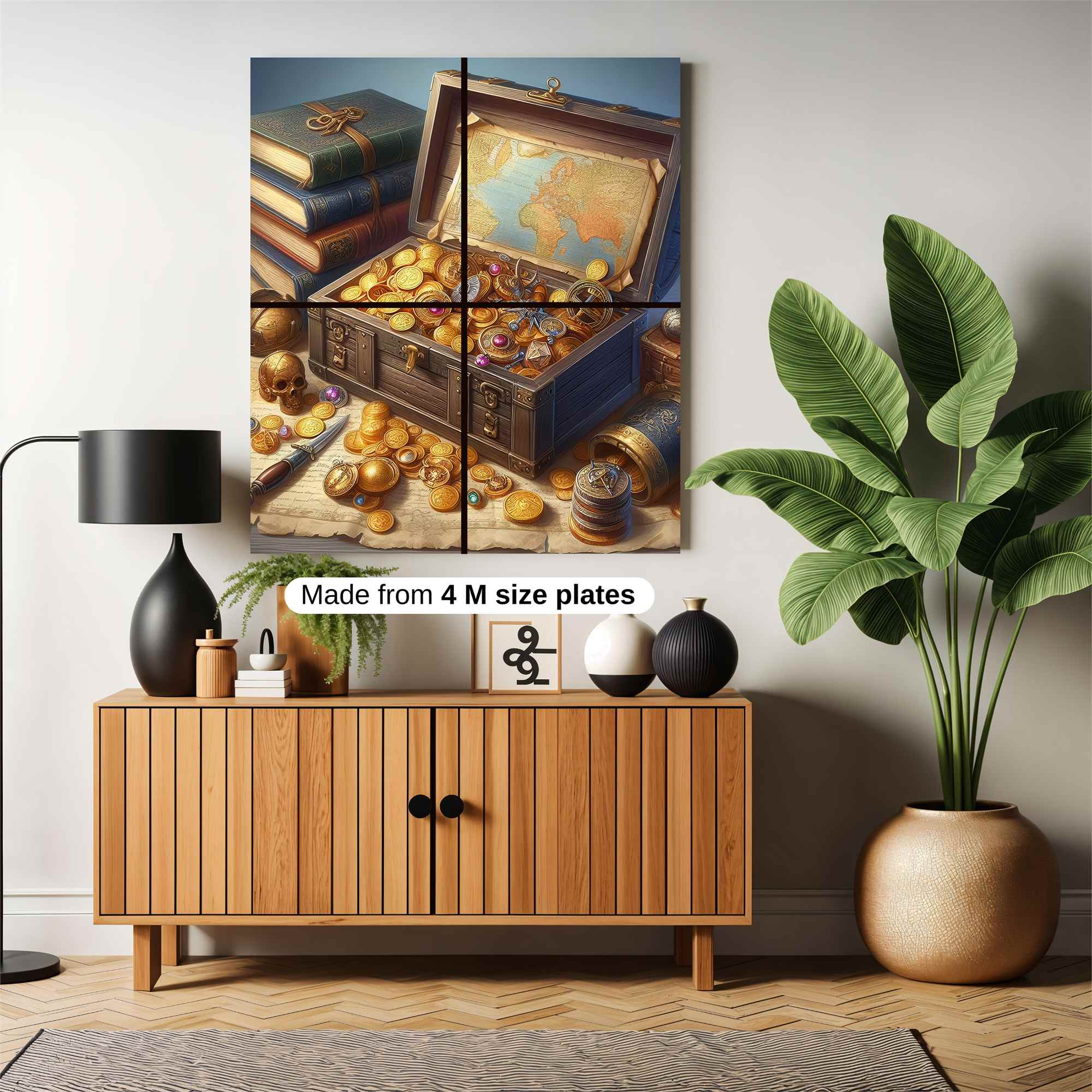 Treasure Enigma Safe Wall Magnetic / M