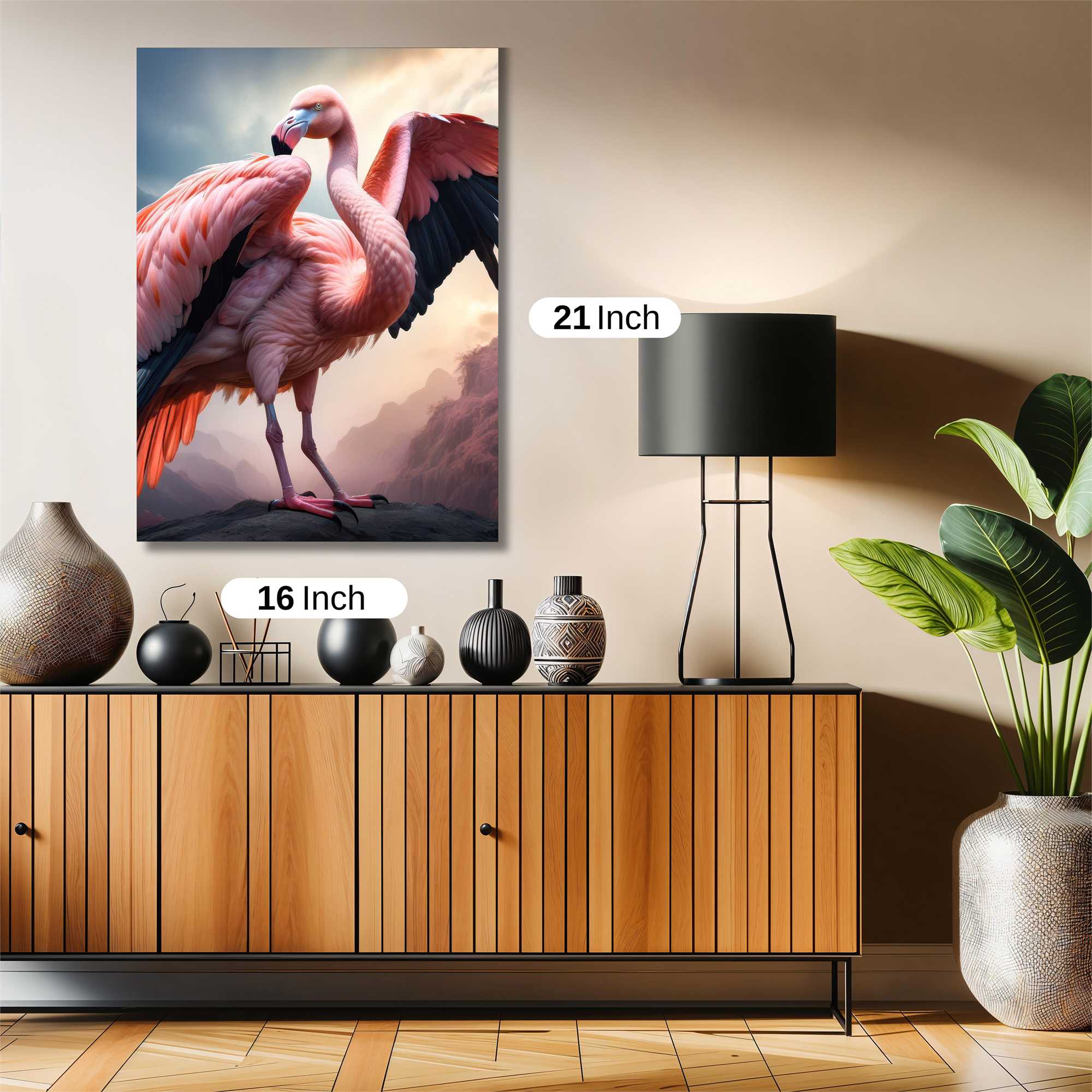 Flamingo Serenity Safe Wall Magnetic / M
