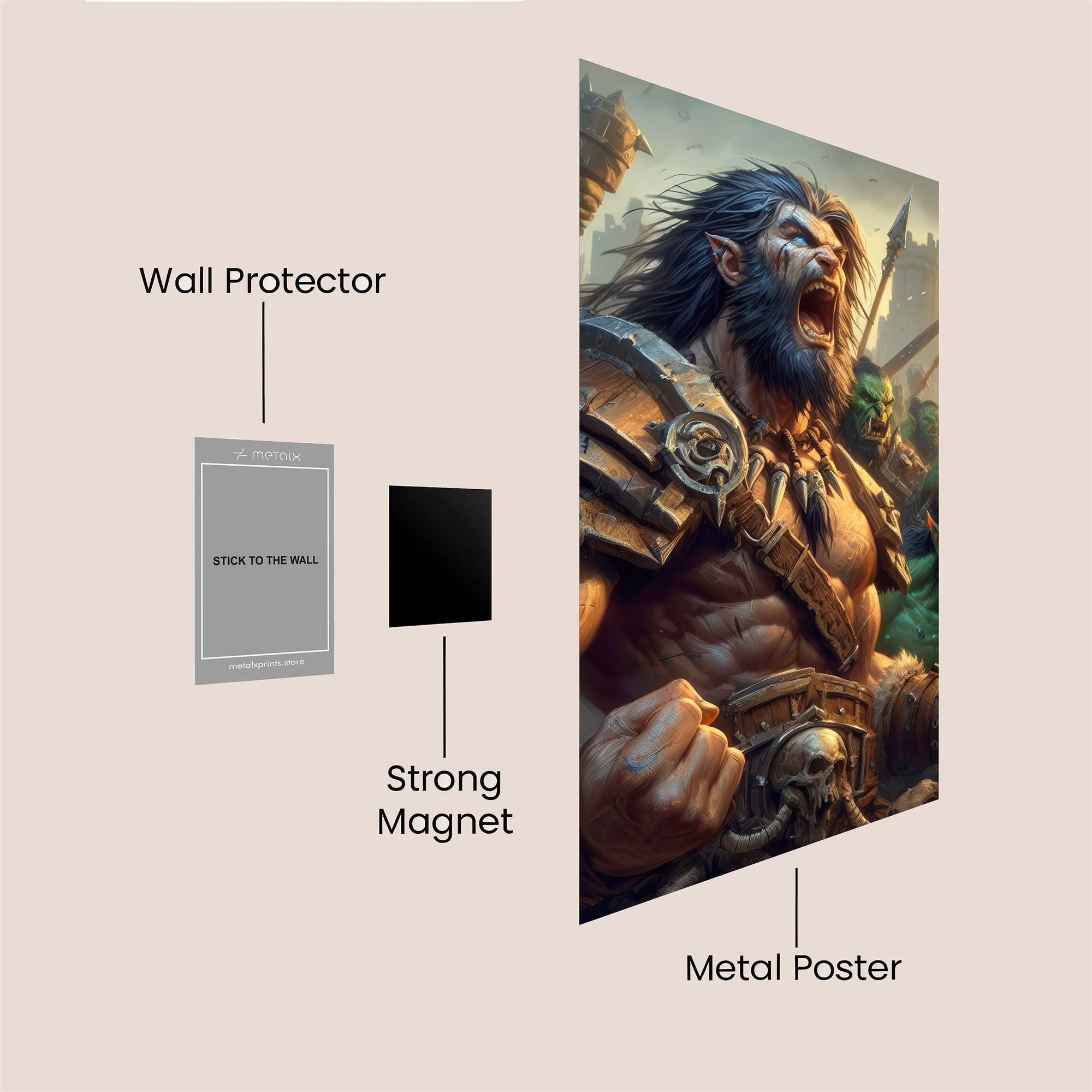 Orcish Fury Safe Wall Magnetic / M