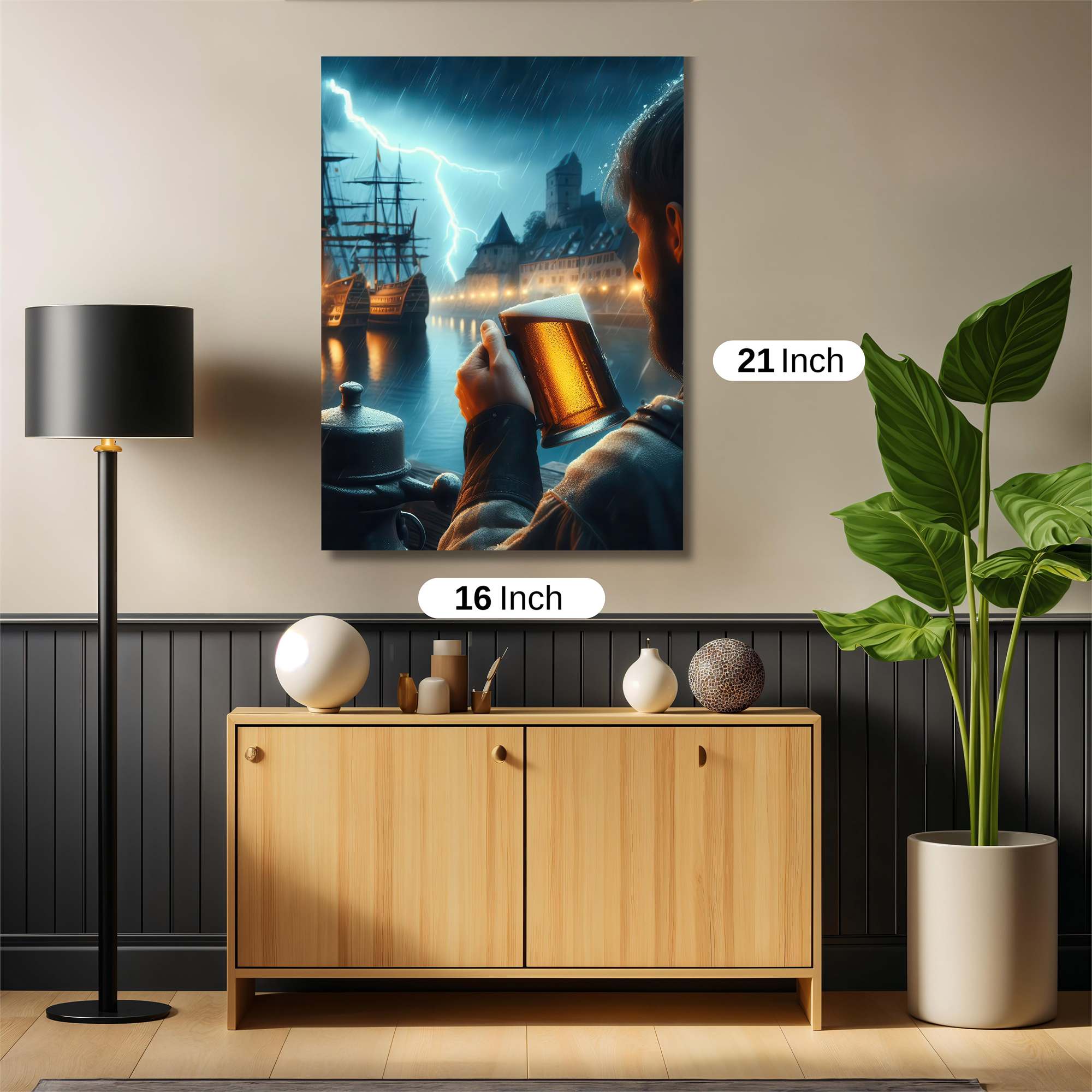 Pirate Tempest Safe Wall Magnetic / M