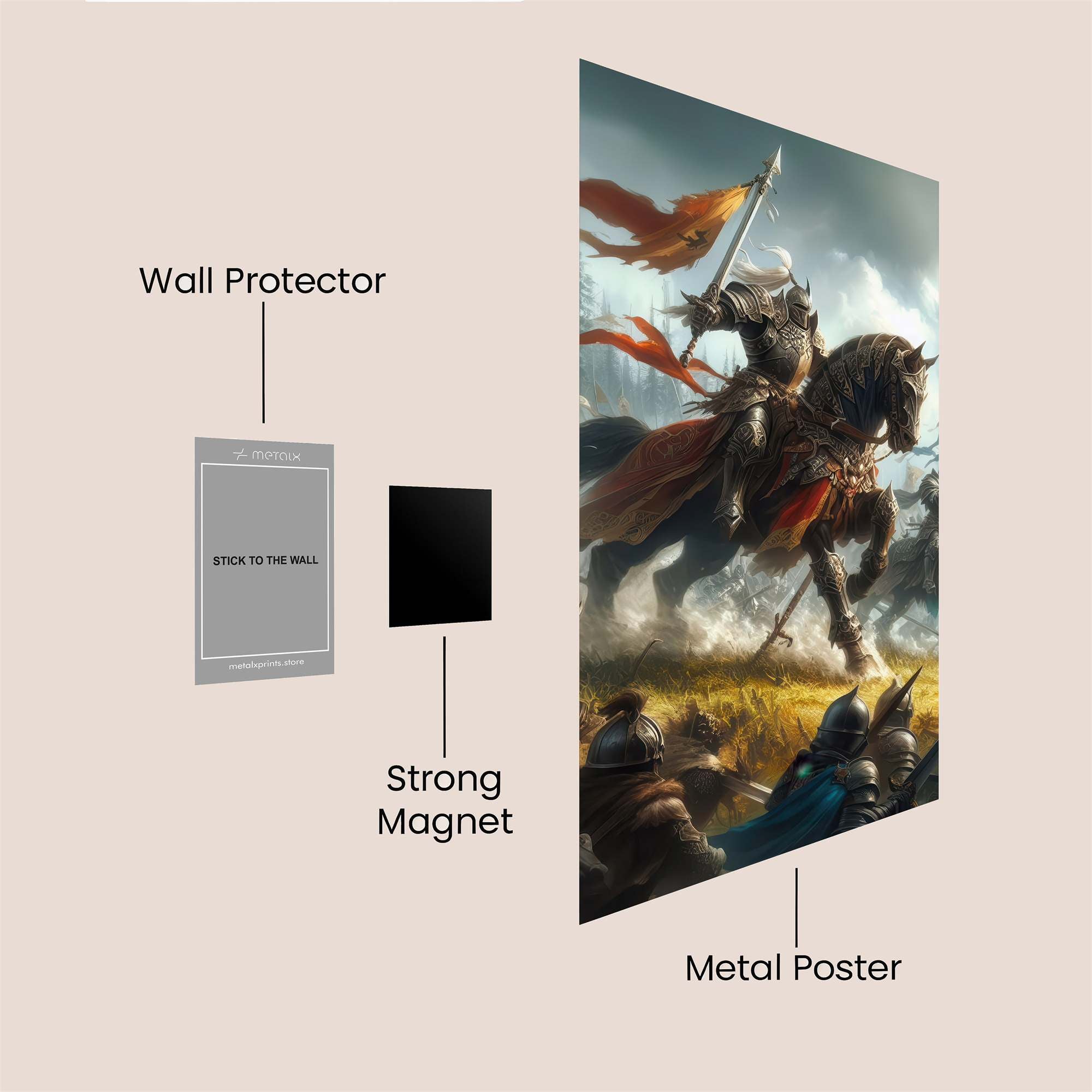 Arthur Valiant Safe Wall Magnetic / M