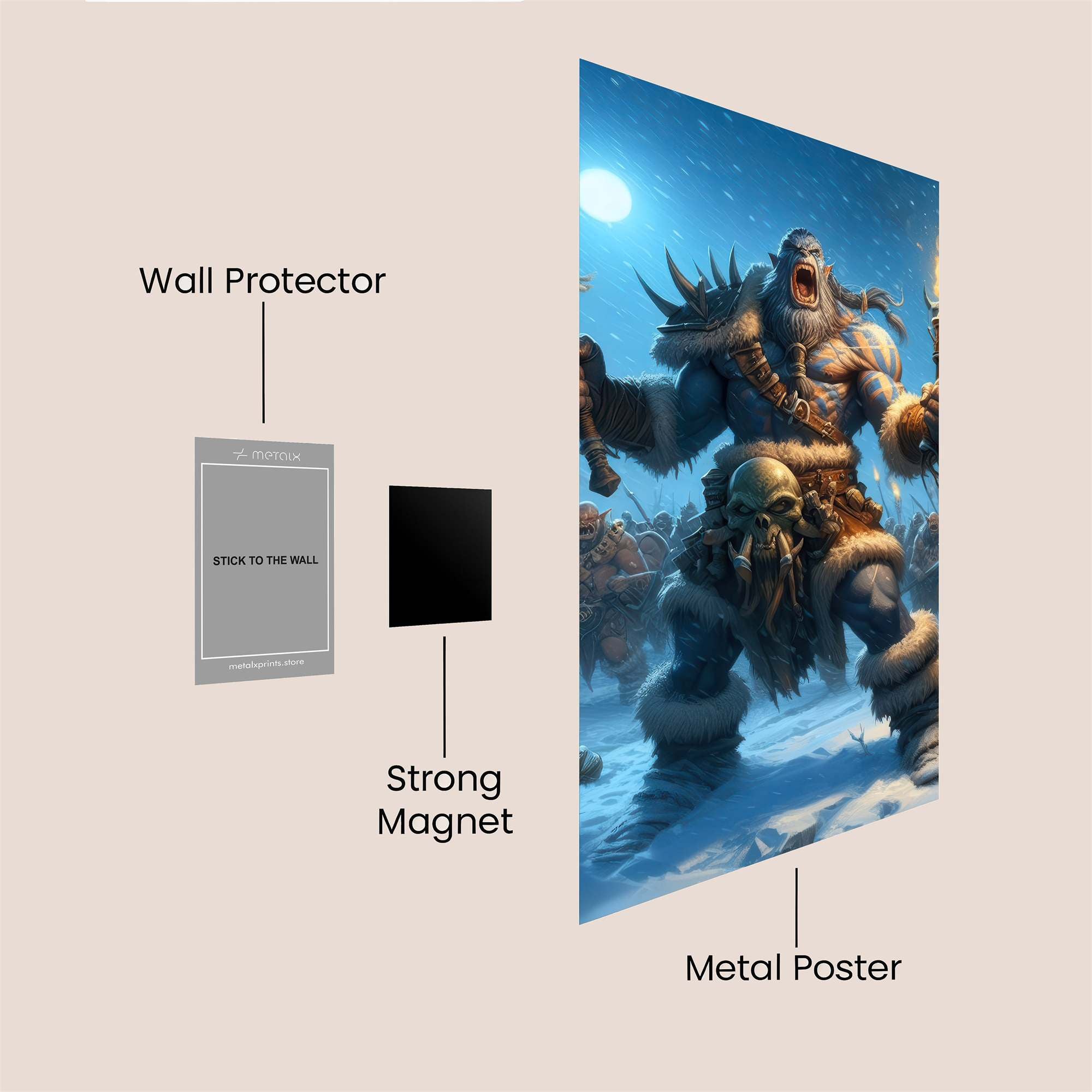 Thrall Triumphant Safe Wall Magnetic / M