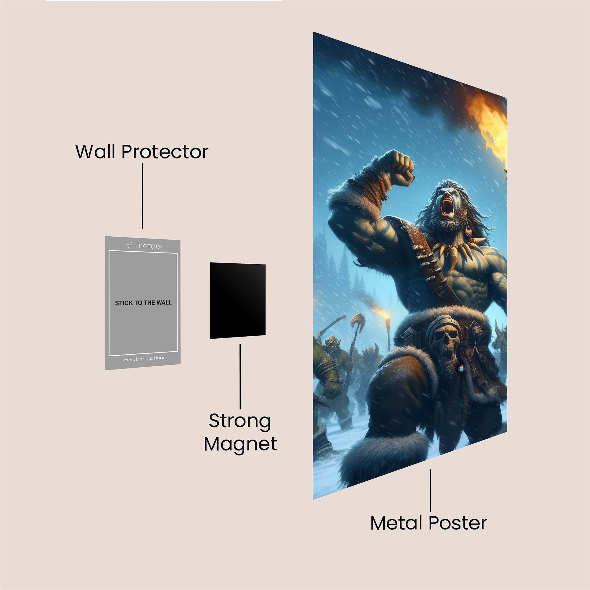 Orcish Valor Safe Wall Magnetic / M