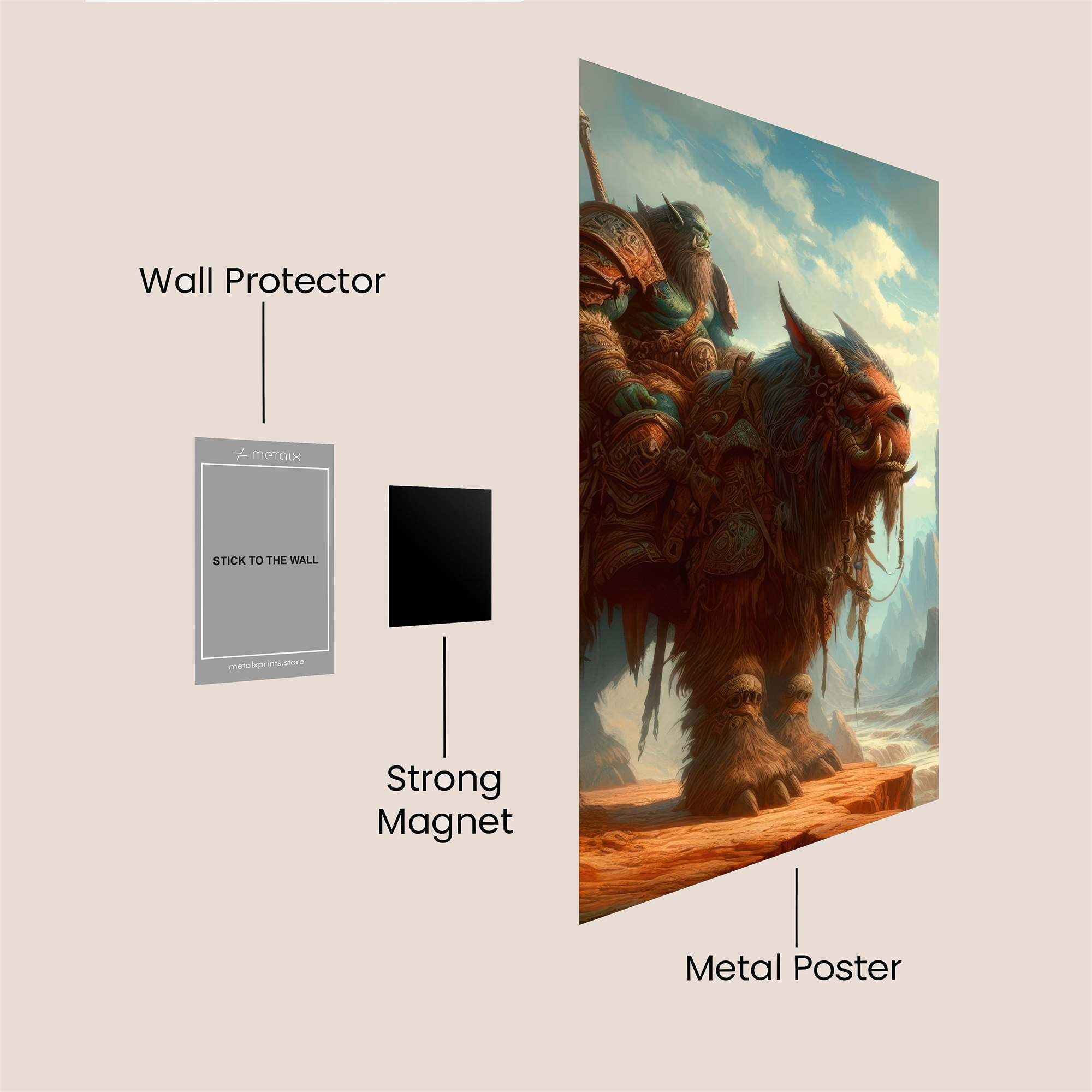 Dwarf Valor Safe Wall Magnetic / M