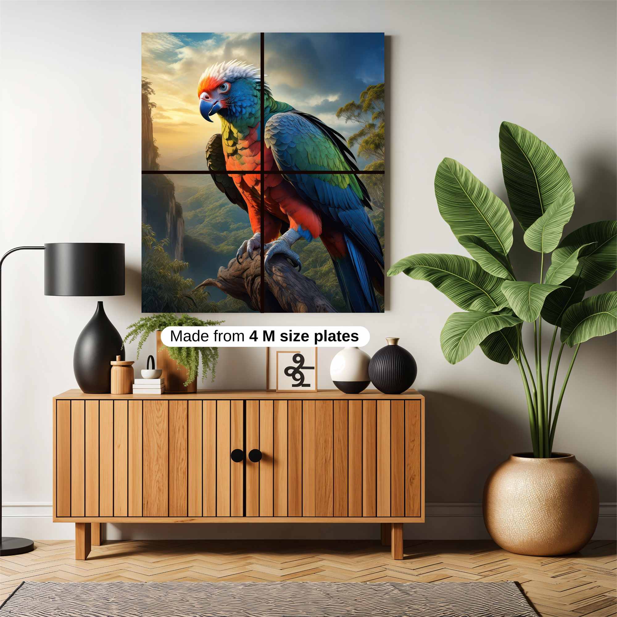 Macaw Majesty Safe Wall Magnetic / M