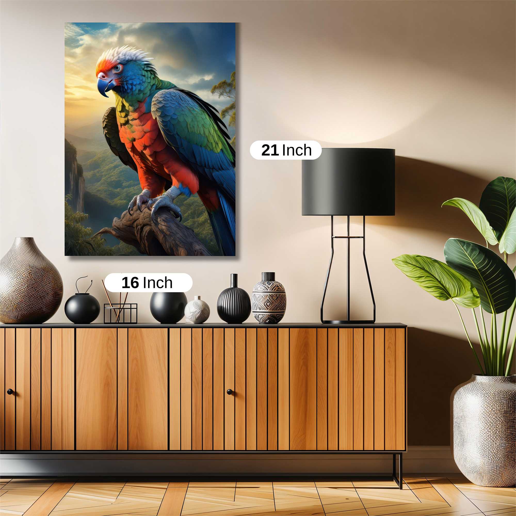 Macaw Majesty Safe Wall Magnetic / M