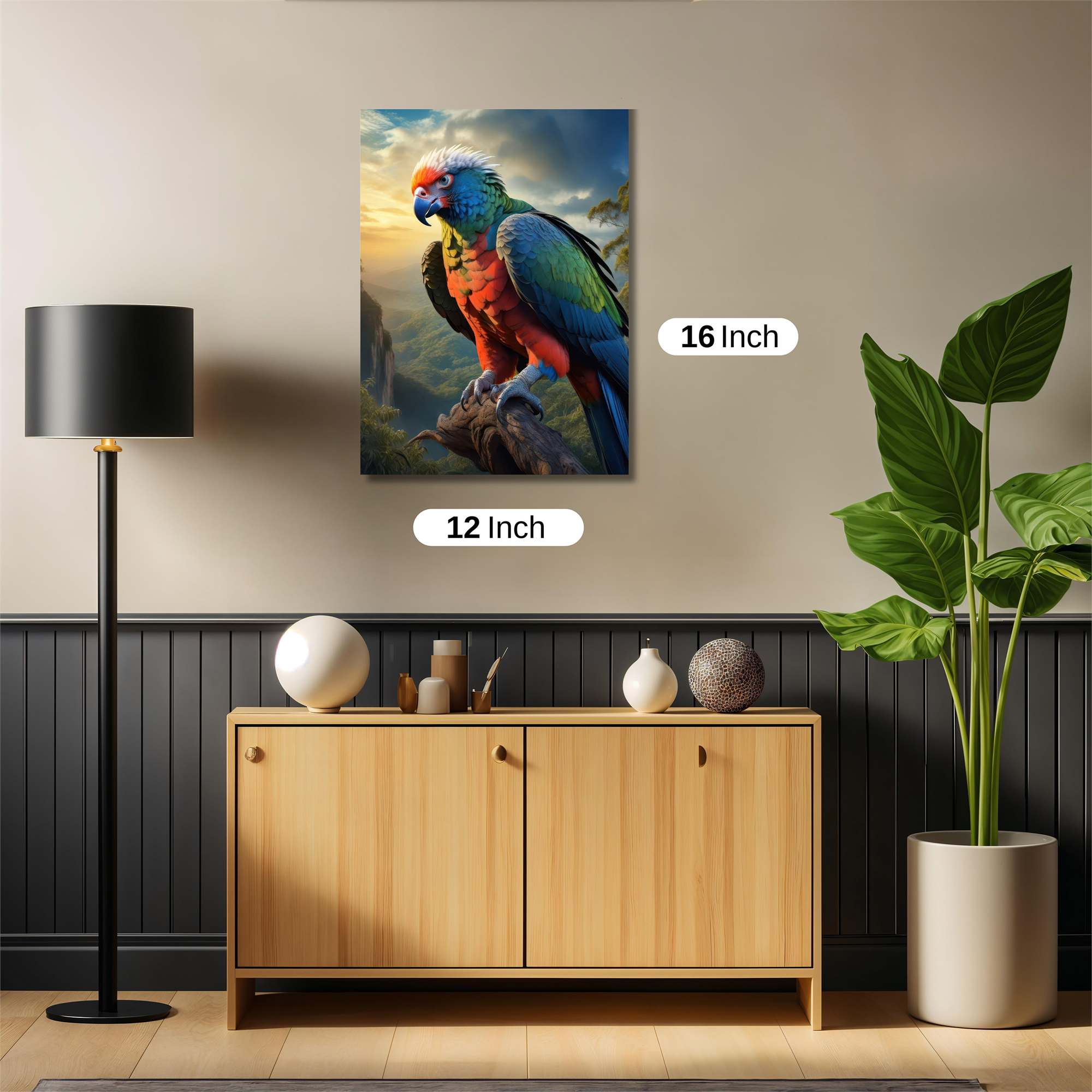 Macaw Majesty Safe Wall Magnetic / M