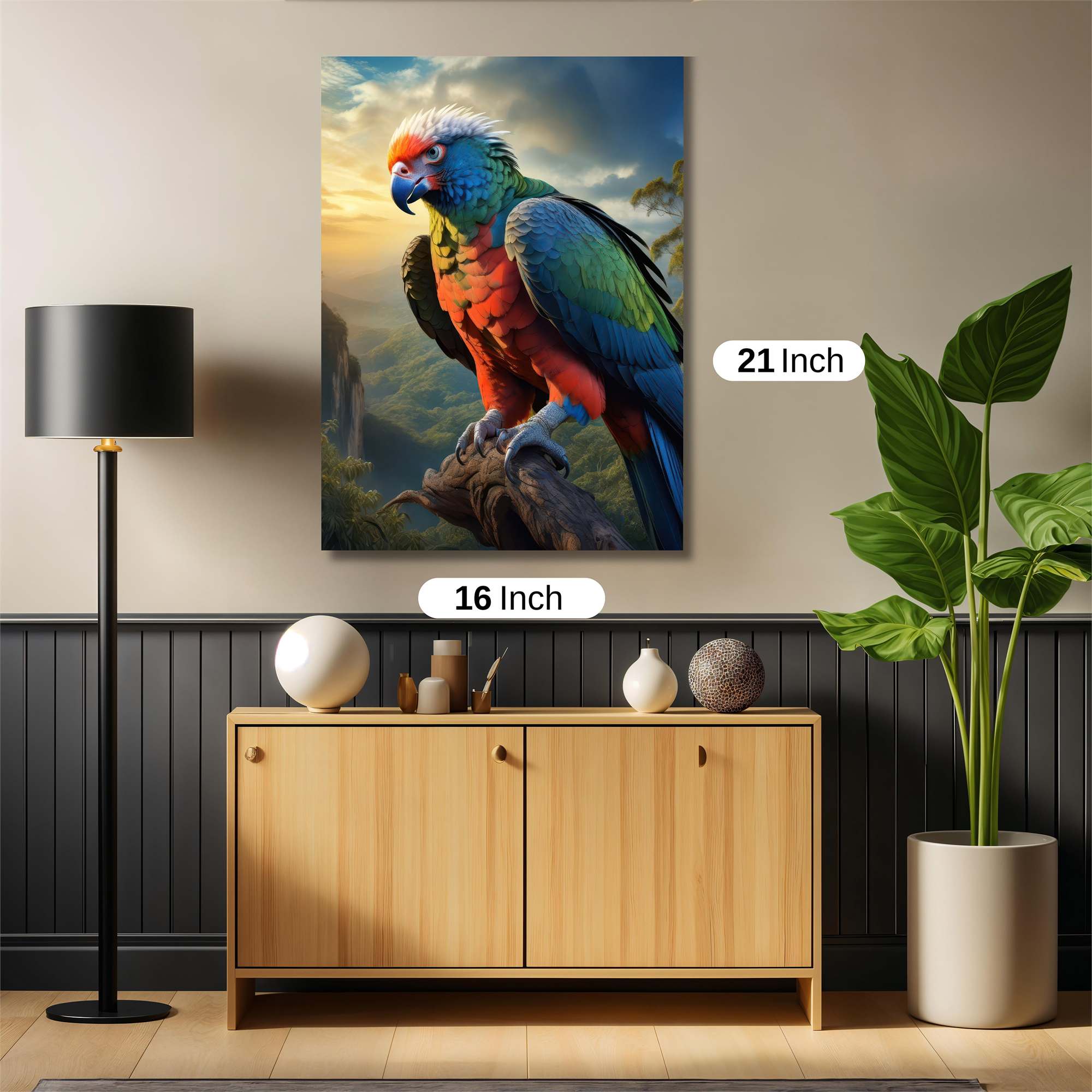 Macaw Majesty Safe Wall Magnetic / M