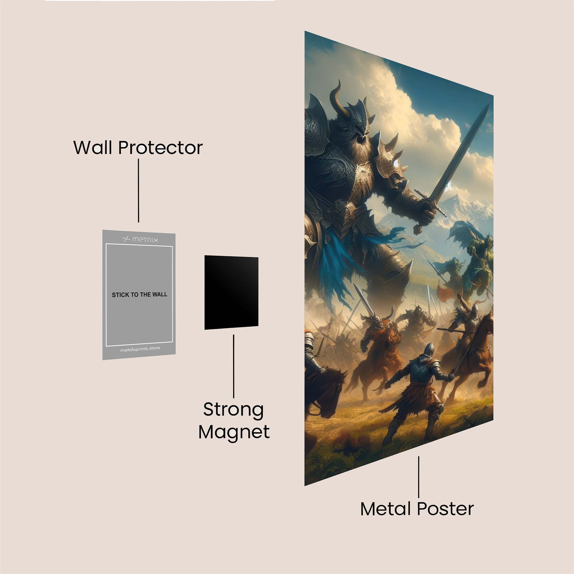 Giant Siege Safe Wall Magnetic / M