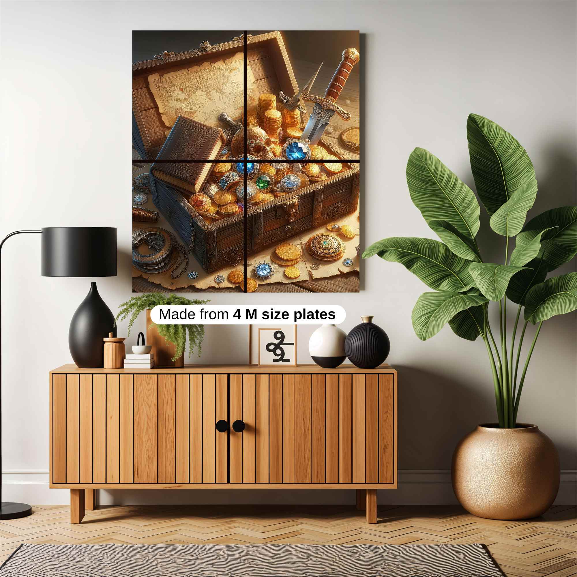 Pirate's Bounty Safe Wall Magnetic / M