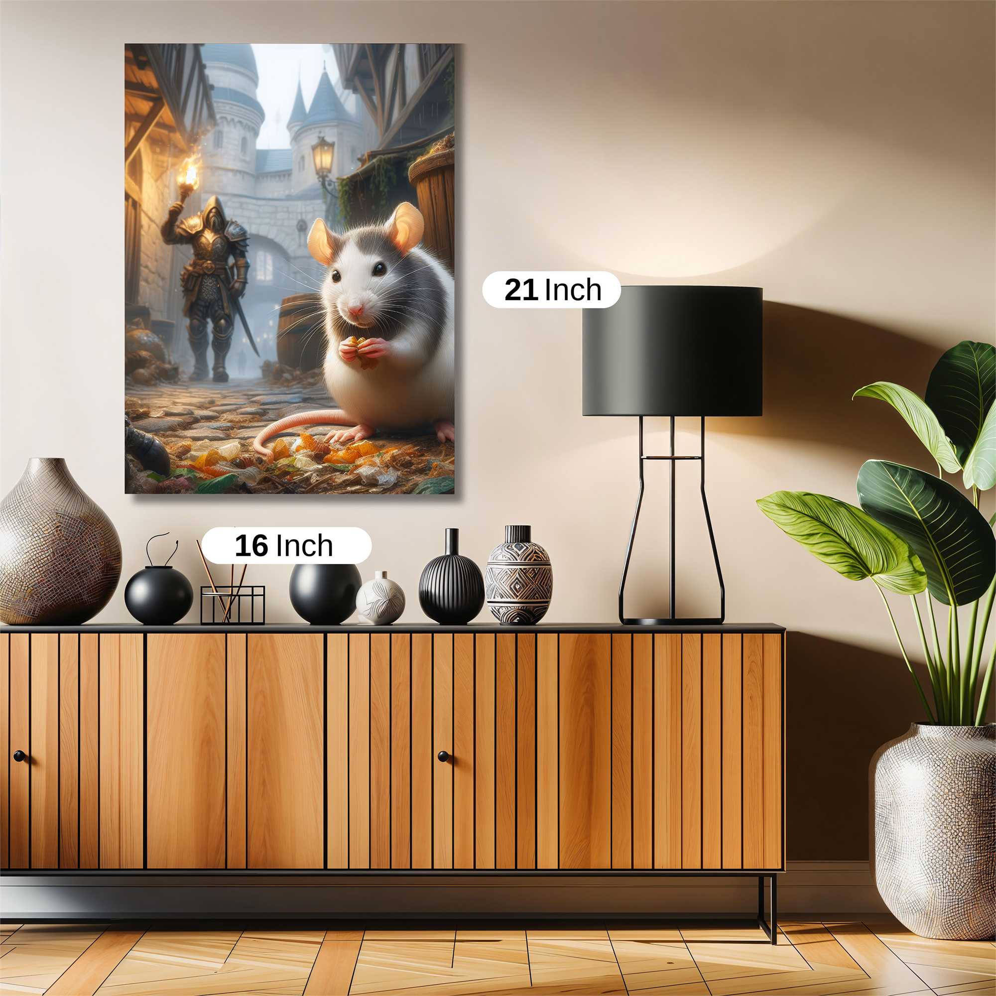 Knightly Rat Safe Wall Magnetic / M