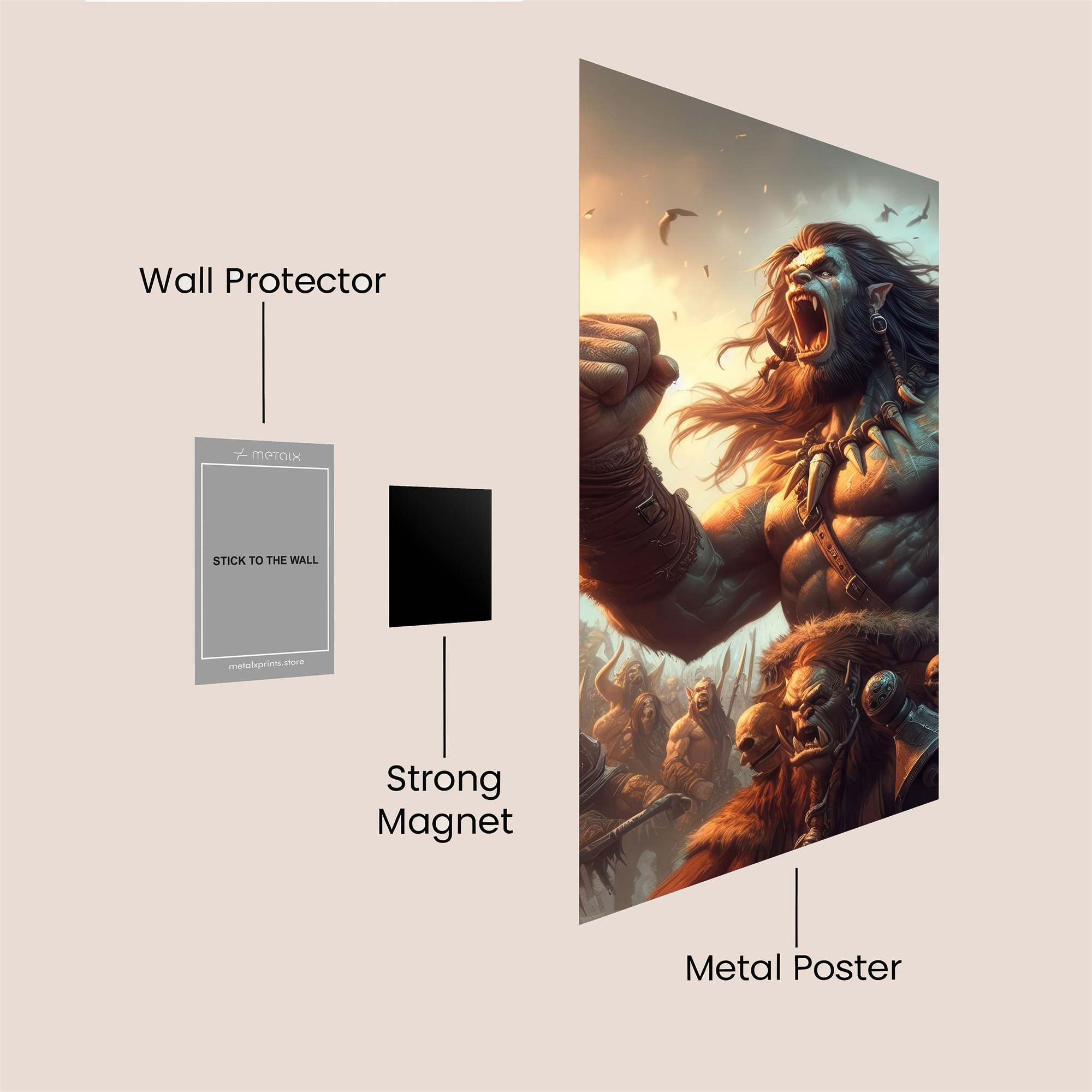 Warchief Triumphant Safe Wall Magnetic / M