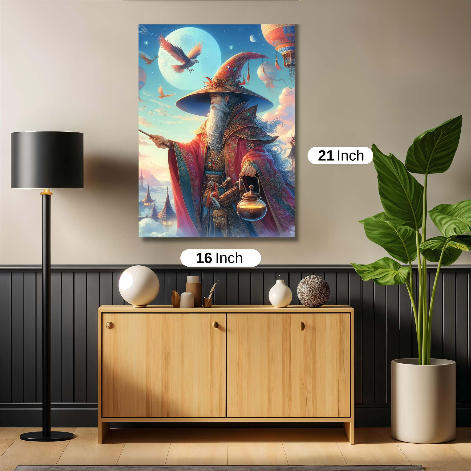 Wizard Whimsy Safe Wall Magnetic / M